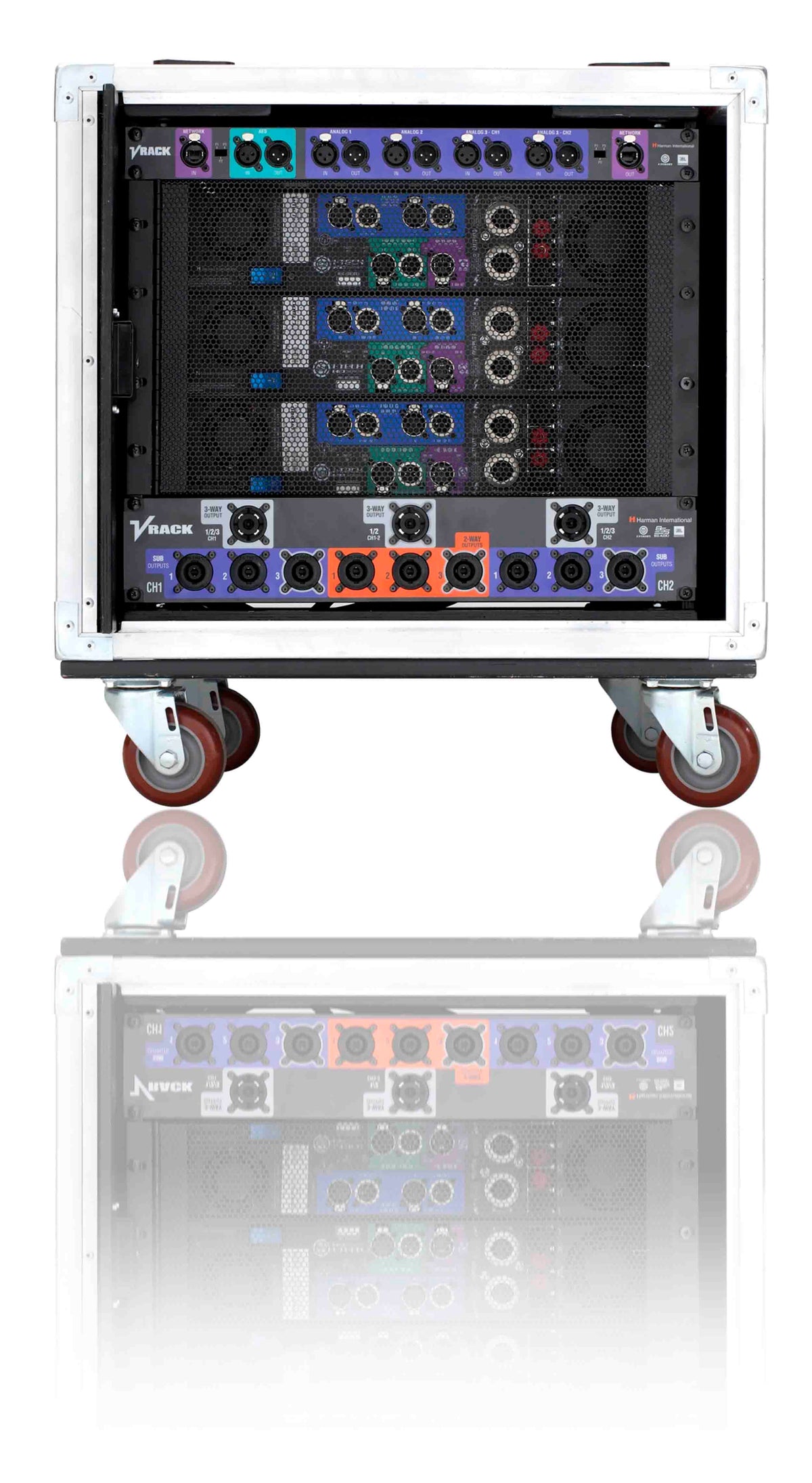 Crown VRack 12000HD Complete Amplification Rack with 3 Integrated Amplifiers and LevelMAX
