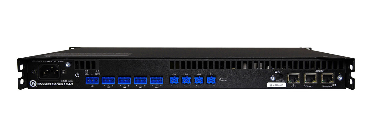 LEA Professional CS84D, 4-Channel Dante Smart Amplifier 80W per Channel by LEA Professional