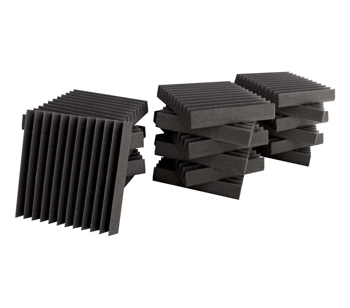 Ultimate Support KIT-SB1 Studio Bundle Wedge Acoustic Foam Panel Kit - 18-Piece