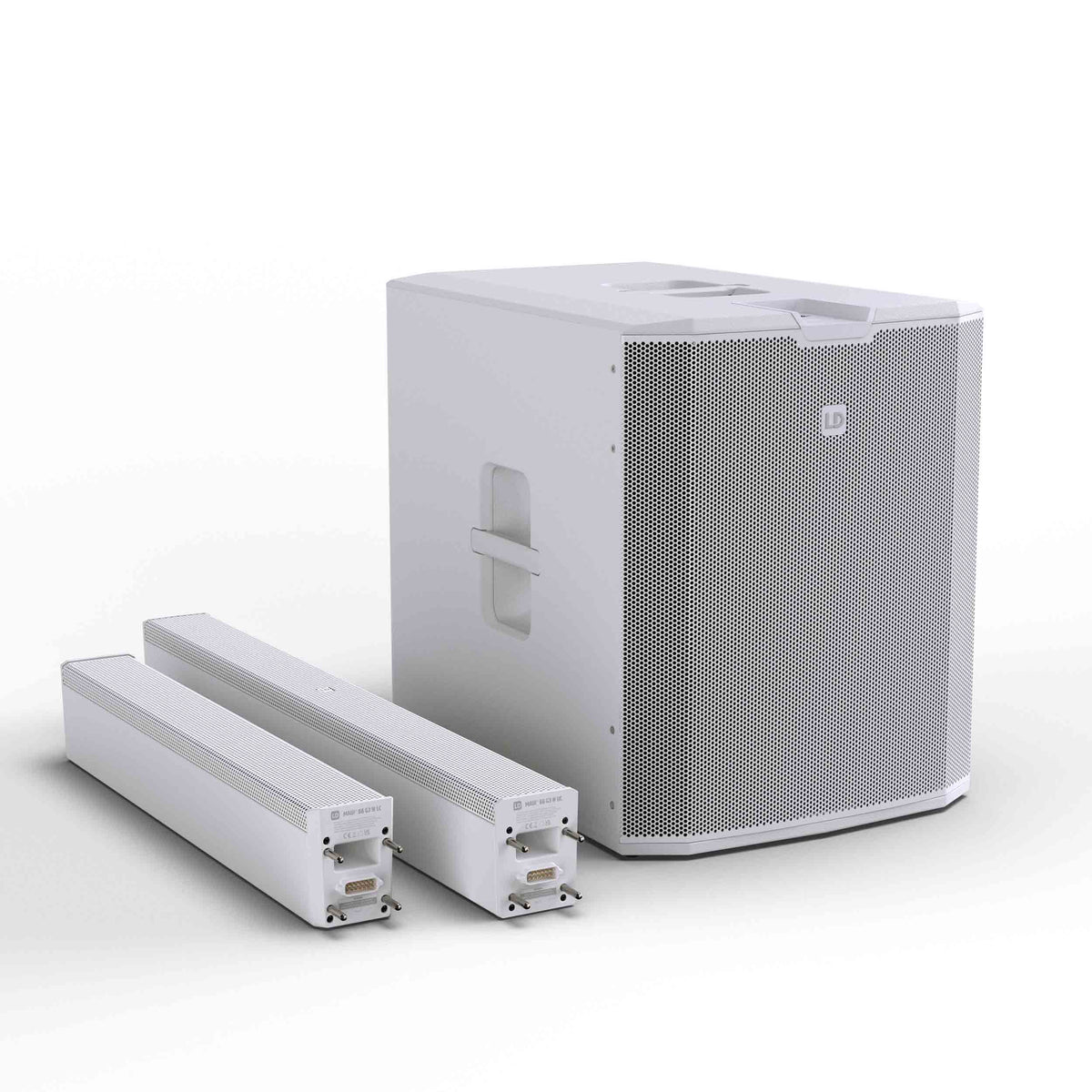 LD Systems MAUI 66 G3 W, 800W Active Cardioid Column PA System with 18-Inch Subwoofer by Adam Hall