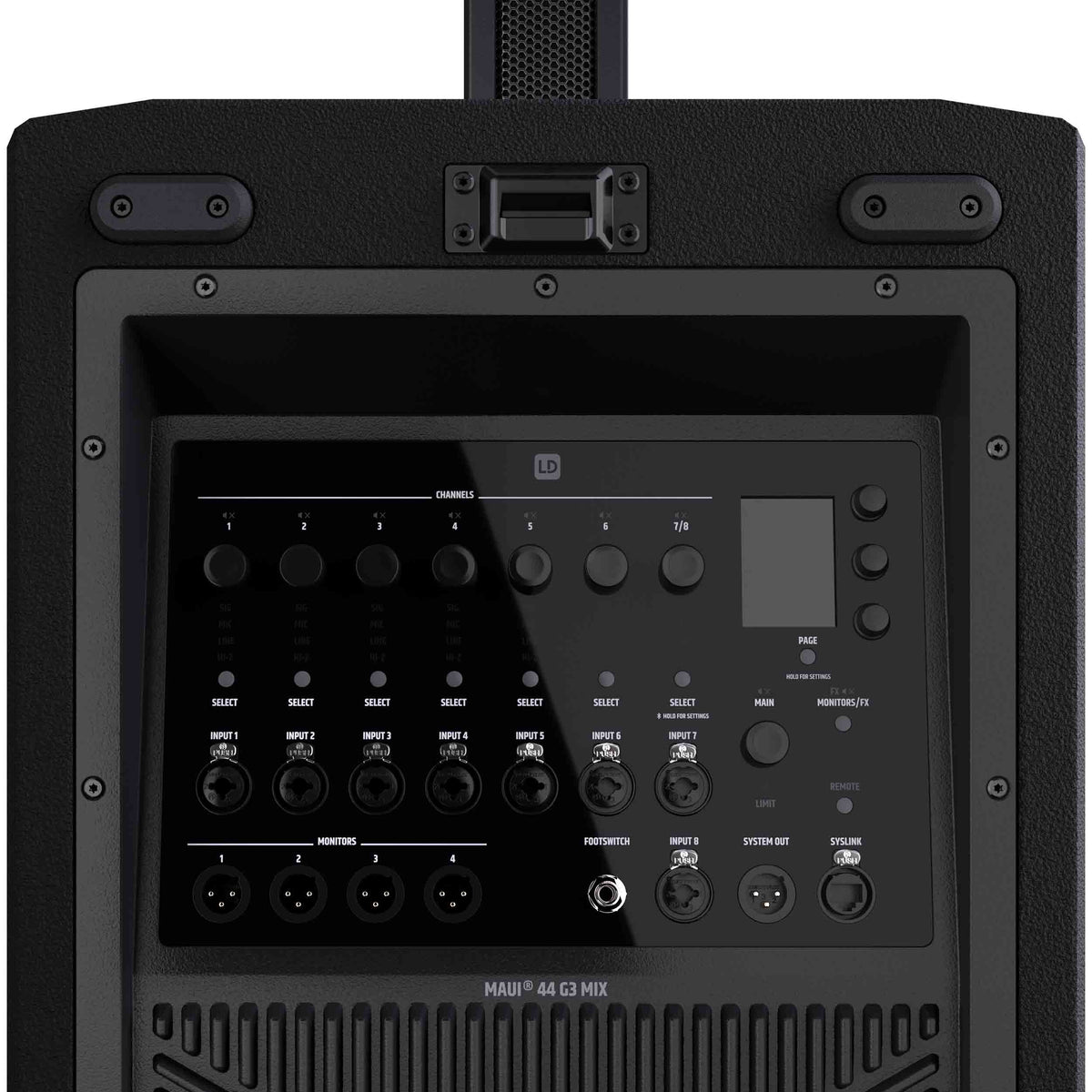 LD Systems MAUI 44 G3 MIX Cardioid Column PA System with Digital Mixer by LD Systems