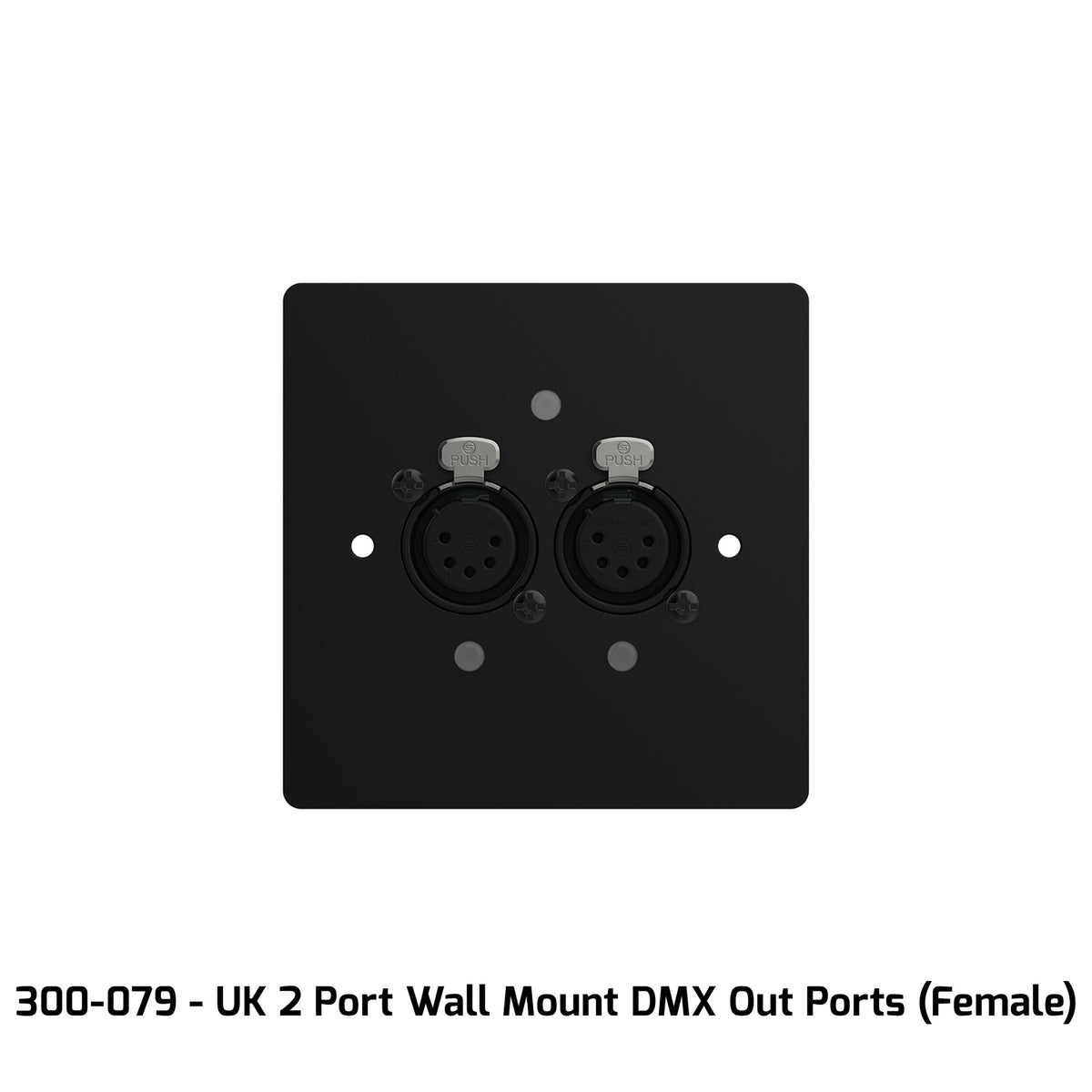 ChamSys GeNetix GW2O DMX Out Wall Mount Node 2-Port