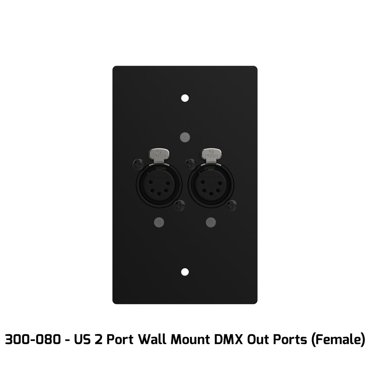 ChamSys GeNetix GW2O DMX Out Wall Mount Node 2-Port