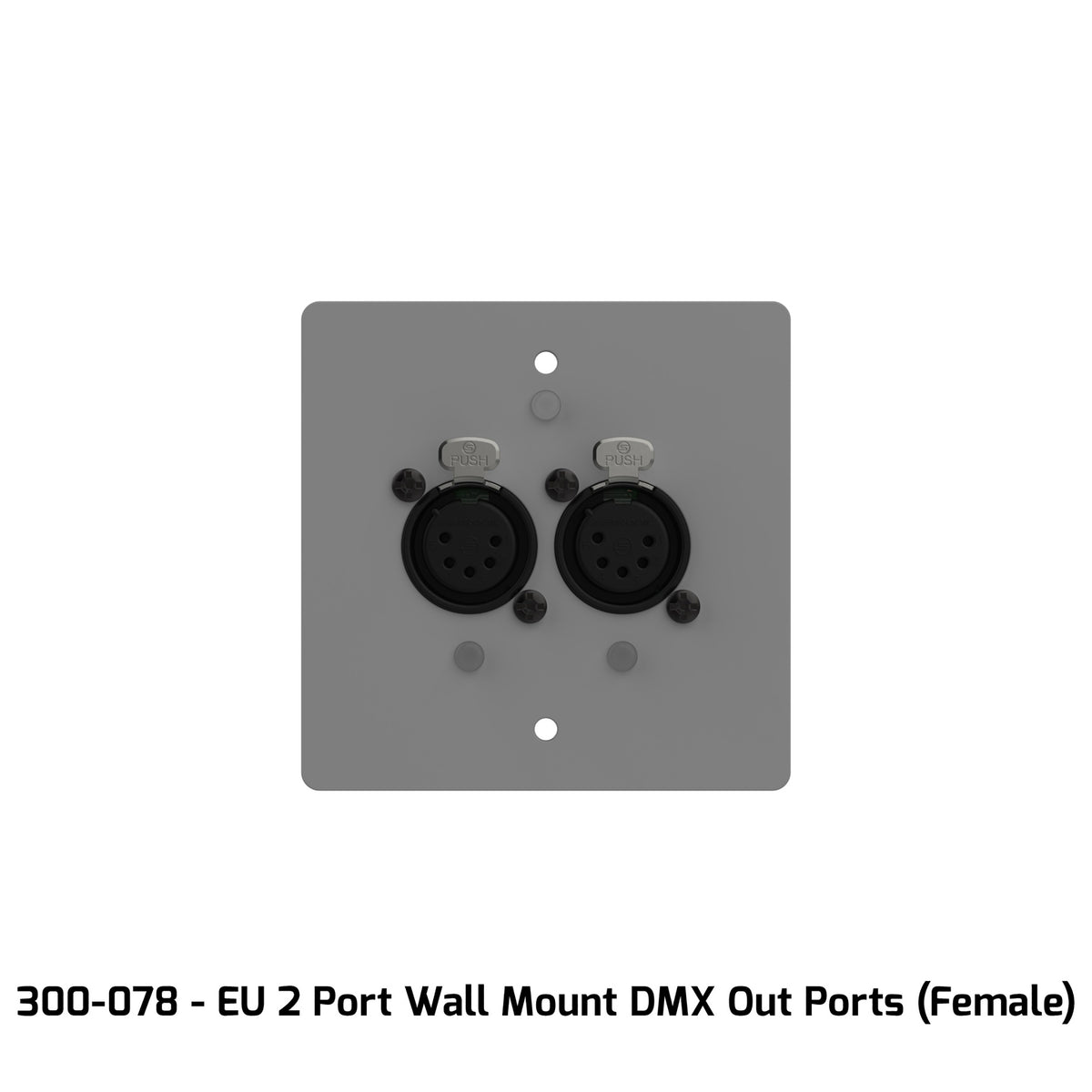 ChamSys GeNetix GW2O DMX Out Wall Mount Node 2-Port