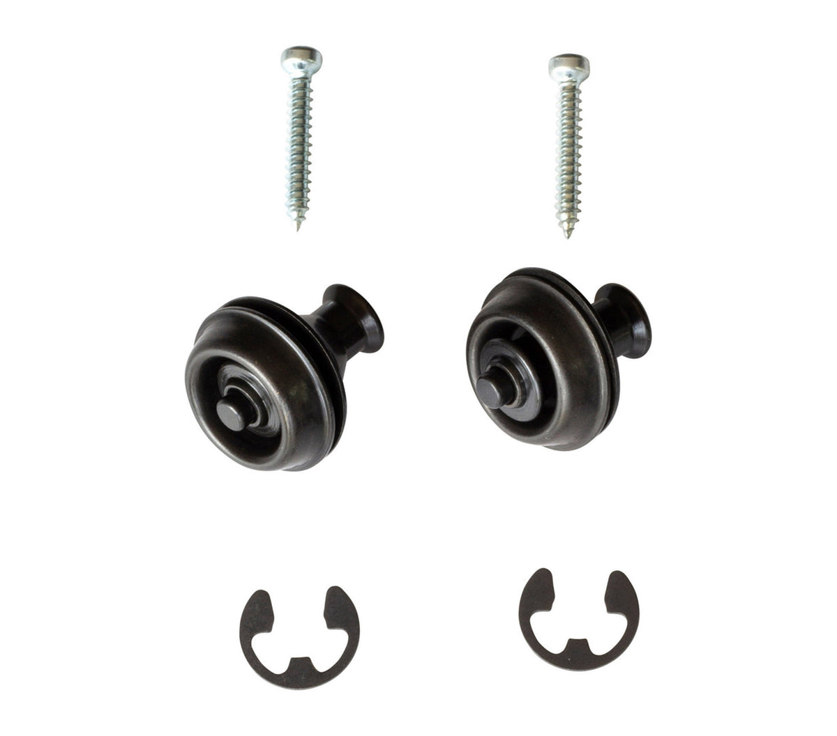 Peavey 00079480 Super Strap Locks Guitar Straplock Set Black - Pair by Peavey