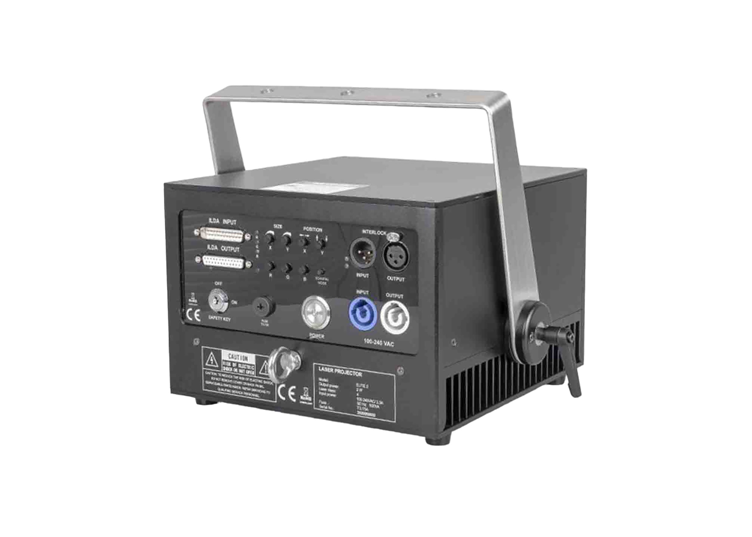 Prox X-ClubMAX 2000 ILDA, Kvant Clubmax lasers Light Fixtures by ProX Cases