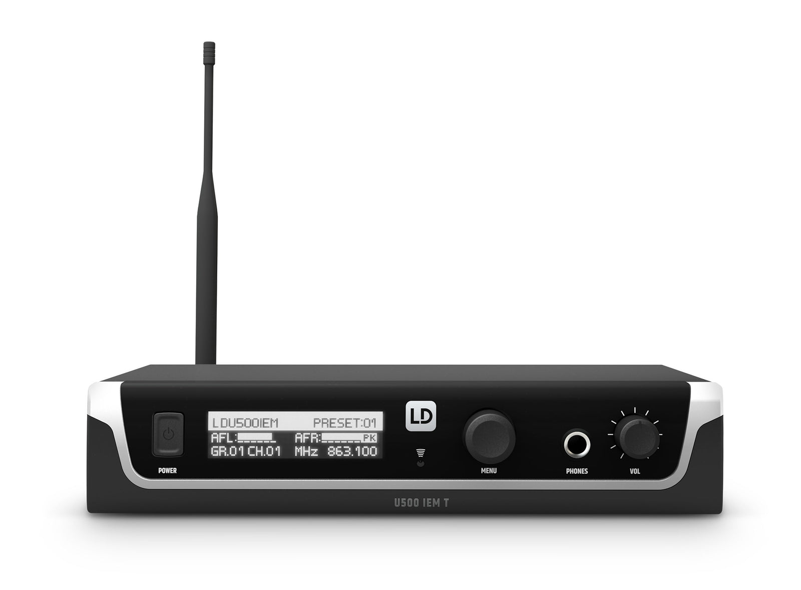 LD Systems U505.1 IEM HP Wireless In-Ear Monitoring System with Earphones - 514 - 542 MHz by LD Systems