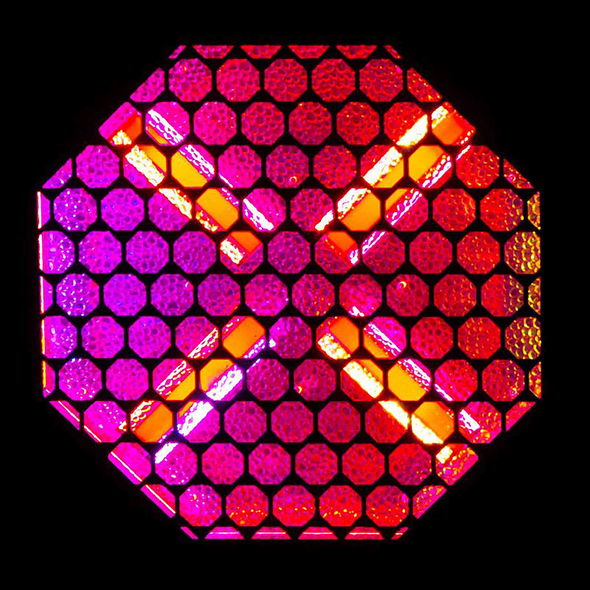 ADJ Vintage X Retro Amber Blinder Effects (2000K) with Vibrant Background RGB LEDs by ADJ