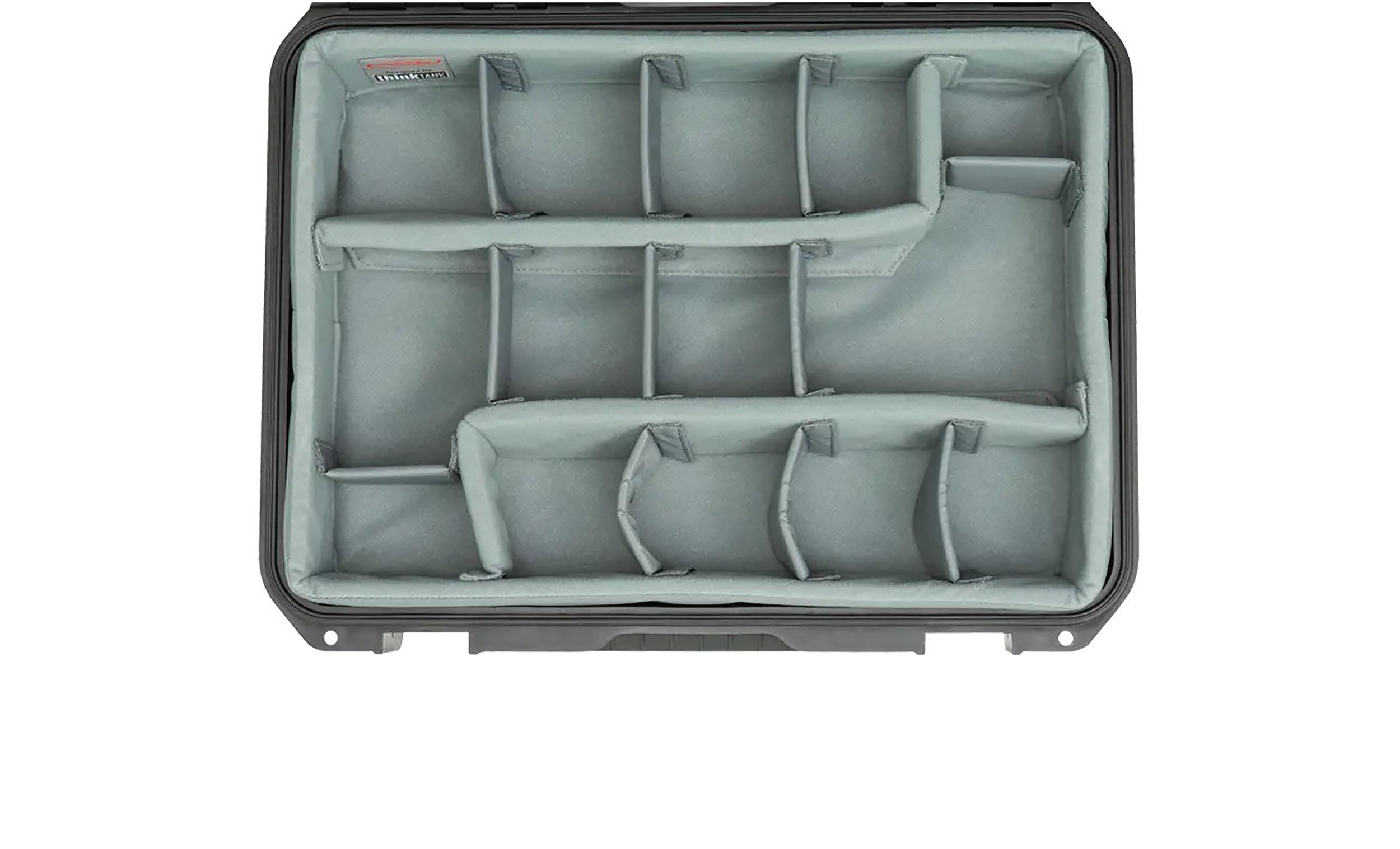 SKB Cases 3i-1813-5DT, iSeries Waterproof Case with Think Tank Photo Dividers and Lid Foam - Black by SKB Cases