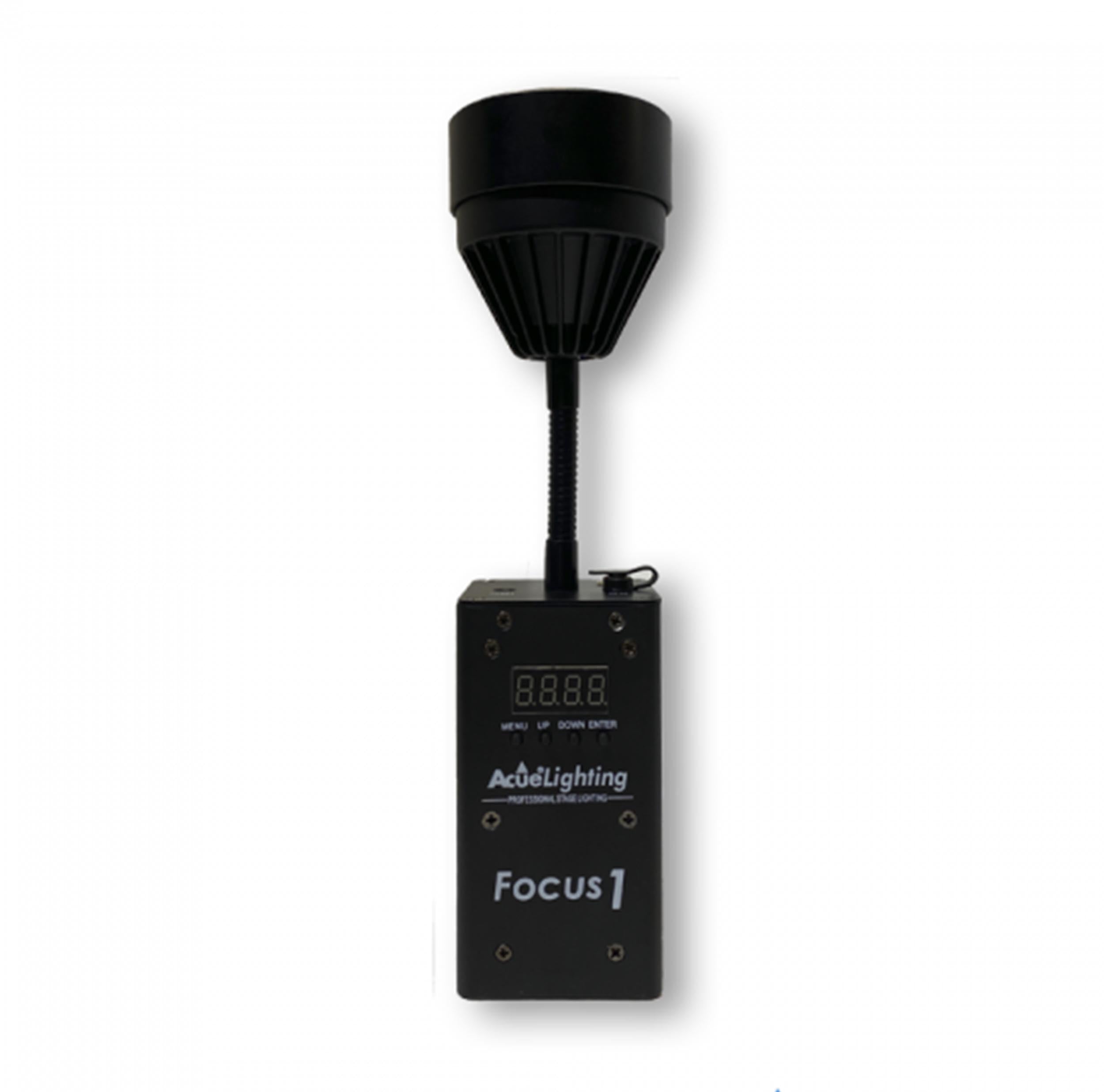 Acue Lighting Focus 1, 10-Watt Wireless DMX Pinspot with RF Remote by Acue Lighting