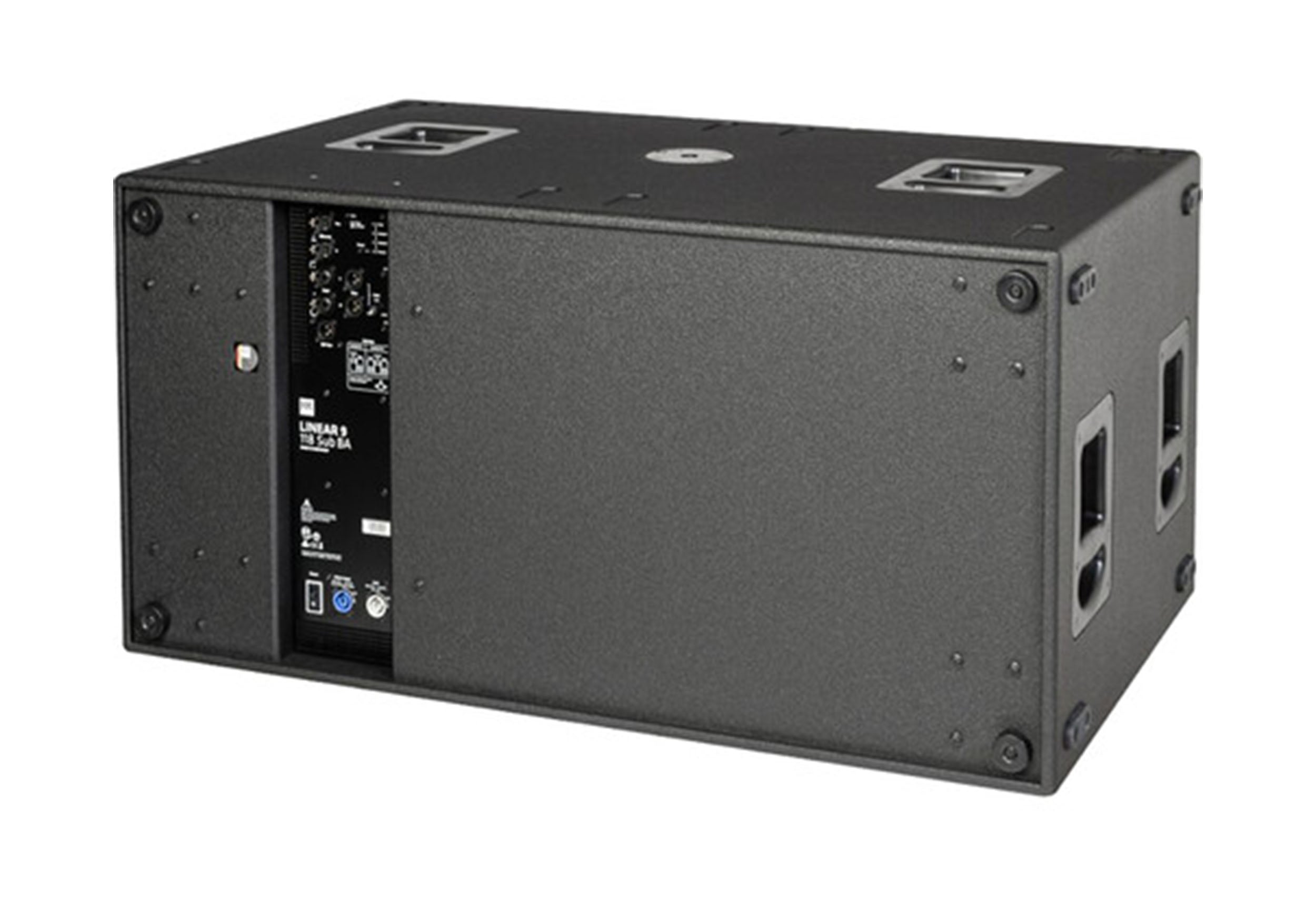 HK Audio L9-118SUBBA, Powered 1100W 18" Dual Vented Bandpass Subwoofer - Black by HK Audio