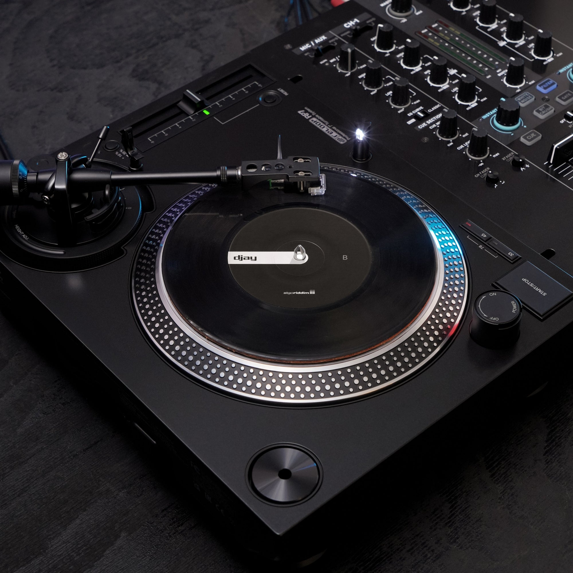 Reloop RP-7 Professional 7 Inch Direct Drive DJ Turntable by Reloop