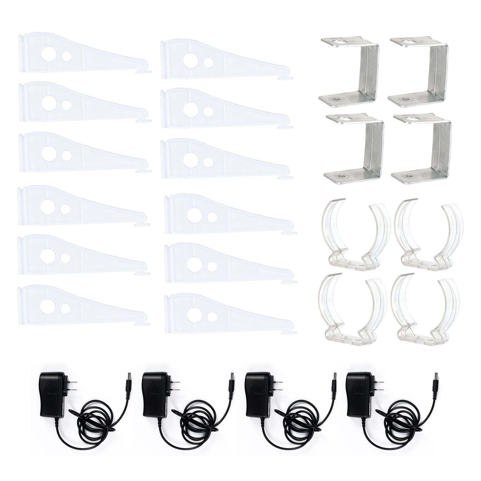 Eliminator Lighting LED BP TUBES 4 PAK, 4 Battery Powered Color Changing LED Tubes by Eliminator Lighting