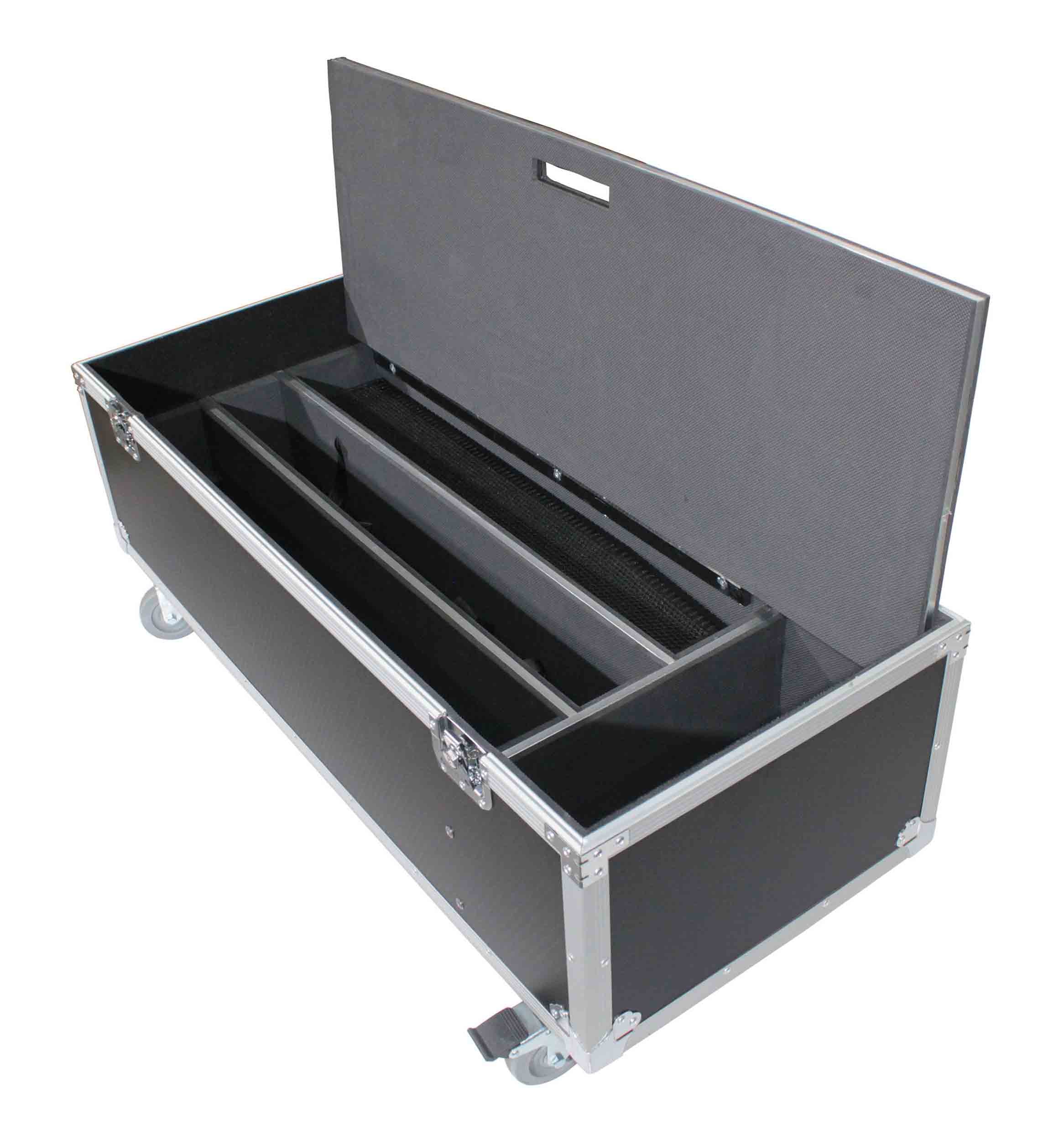 ProX X-EVO1250X2W, ATA Flight Case for 2x RCF EVOX12 or EV Evolve 50 Compact Arrays Fits Two Speakers and Subwoofers by ProX Cases