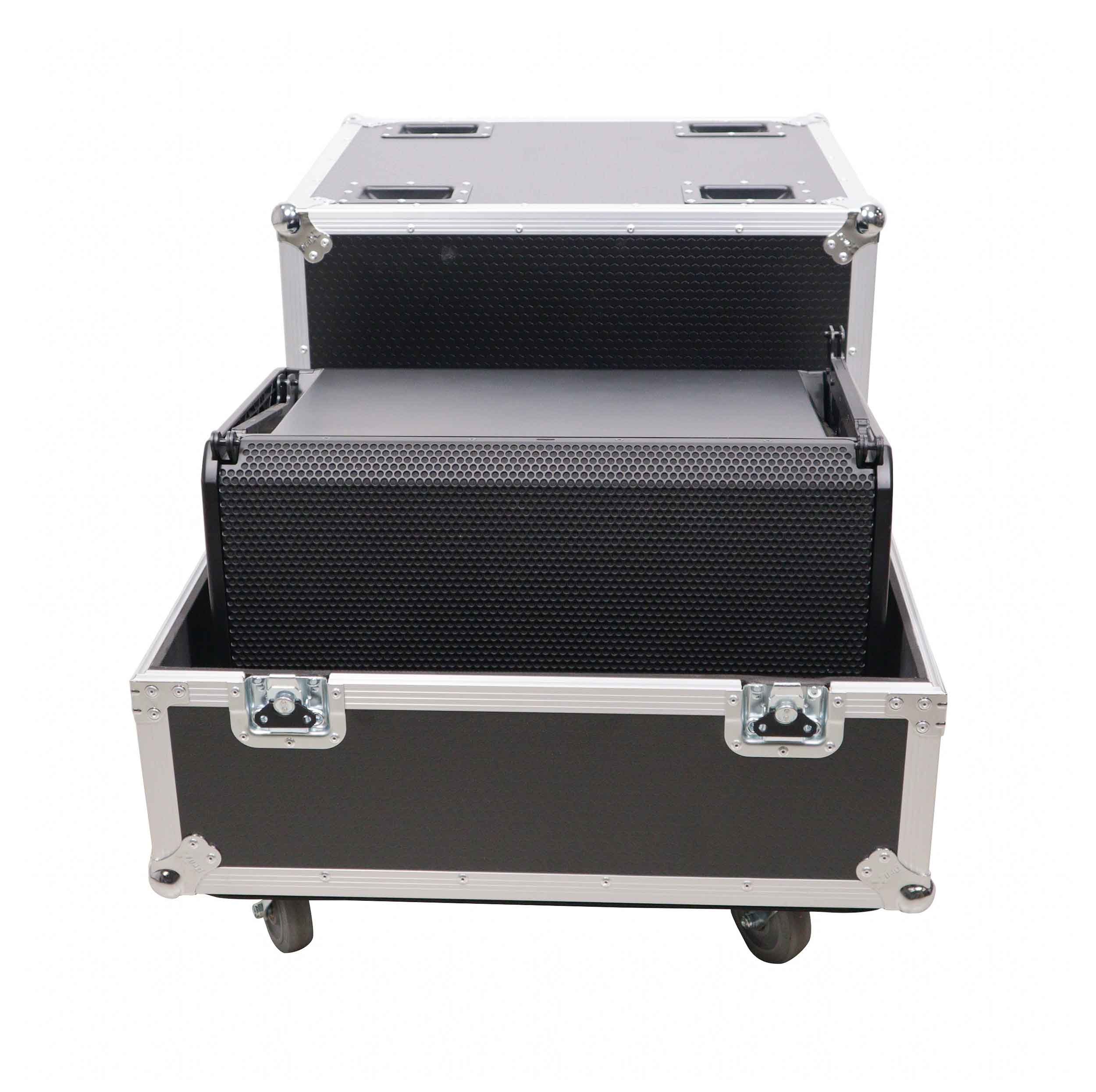 QSC LA112SP302622W, 2-Way 12" Powered Line Array Loudspeaker Package with Flight Case by QSC