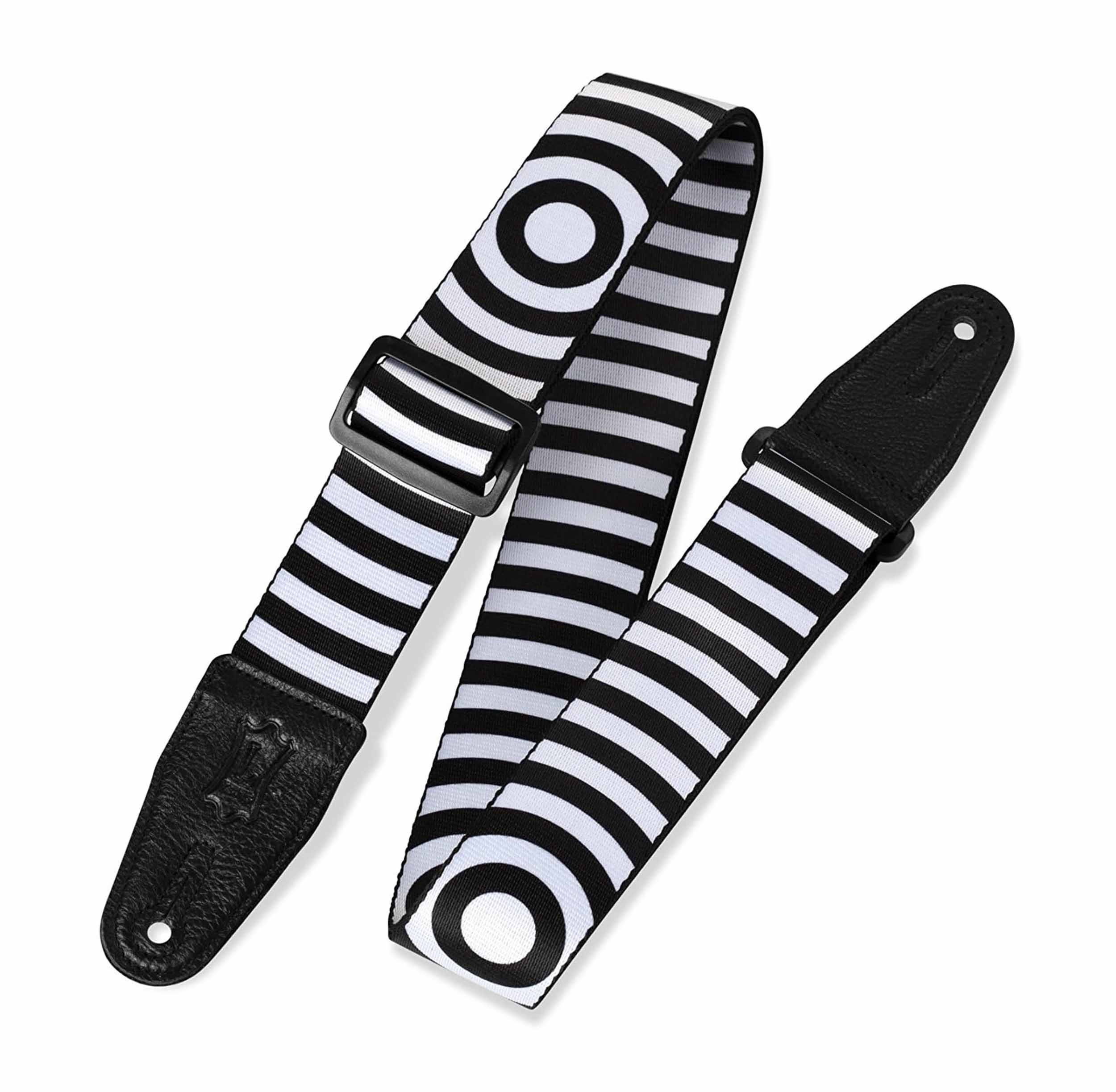 Levy's MPS2-064, 2-Inch Sonic-Art Polyester Guitar Strap with Graphic Design by Levy's