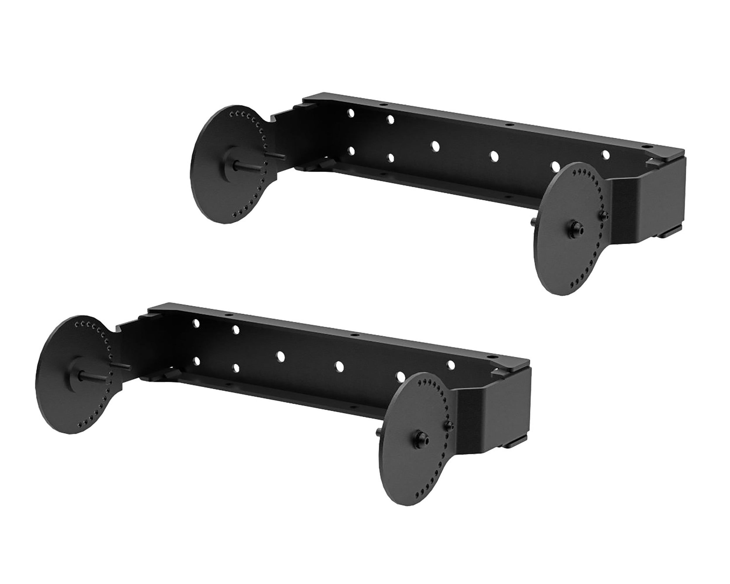 RCF H-BR 005, Pair of Brackets for Horizontal Wall Mounting of 6-Inch Compact M 06 Speaker Cabinets - Black by RCF