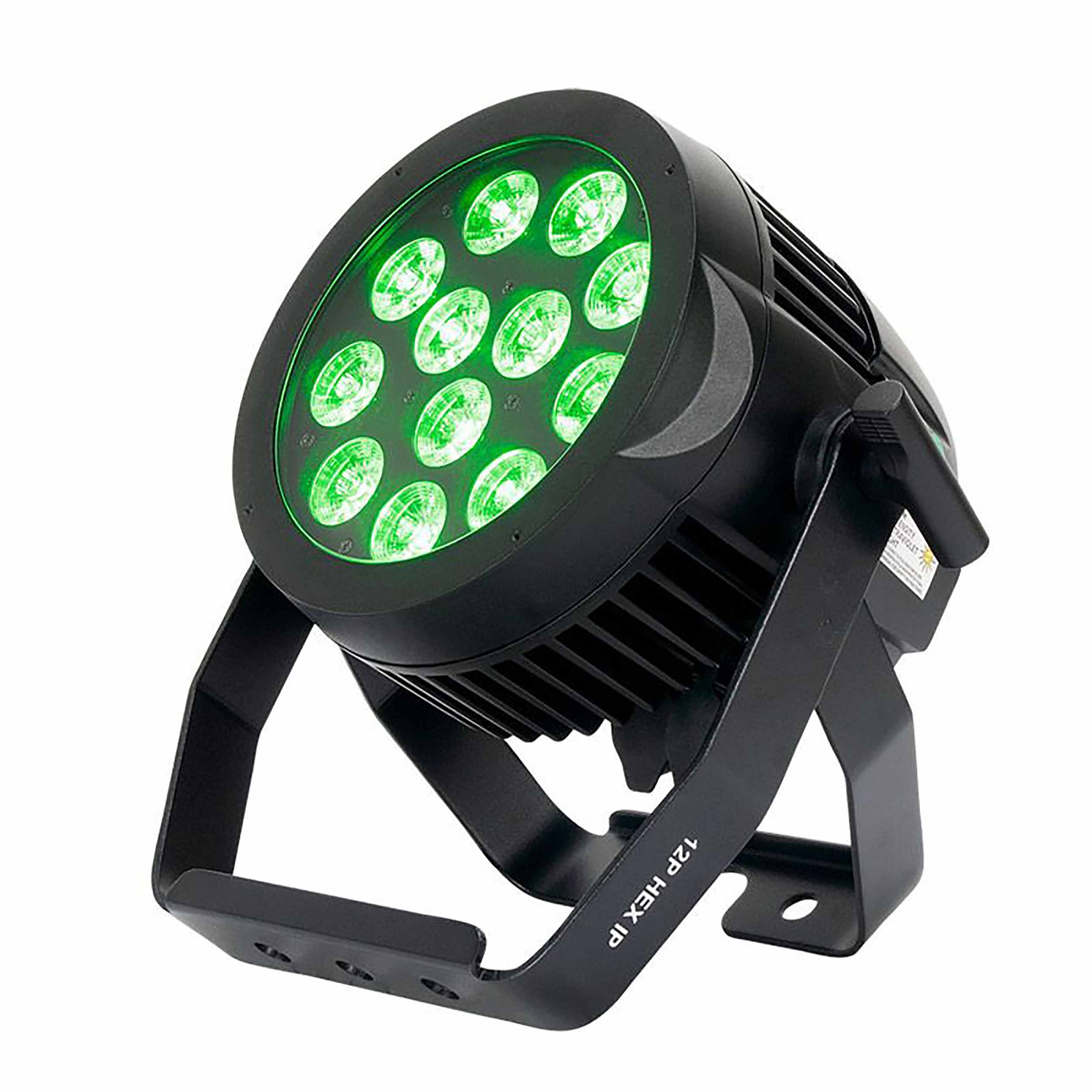 ADJ 12P HEX IP, Heavy-Duty RGBAW+UV LED Wash Light - IP65 Rated by ADJ