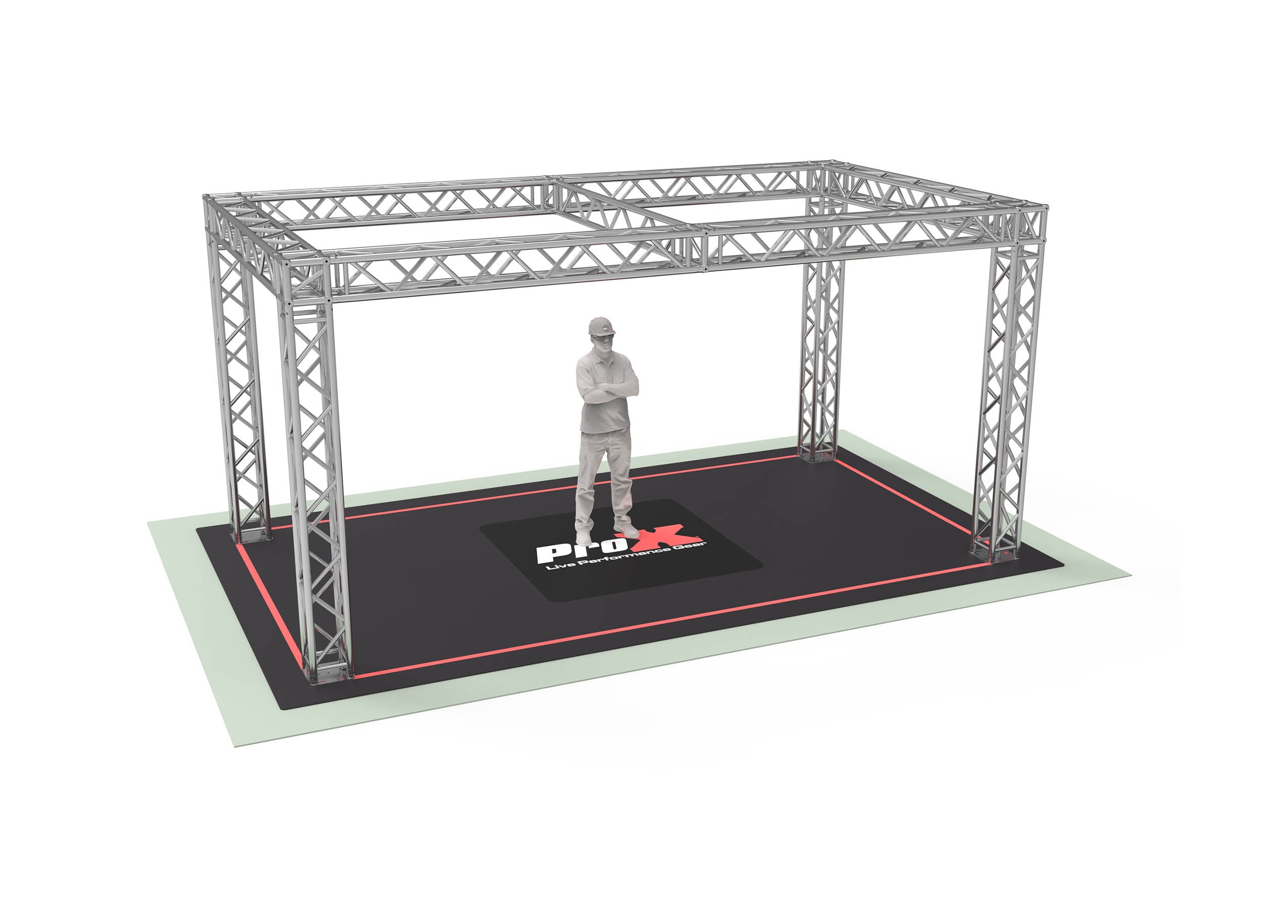 ProX XTP-18109-F32, Ultimate Truss System Package with F32 & F34 Truss Segments, Junction Blocks, Top Plates, and Connector Pack by ProX Cases