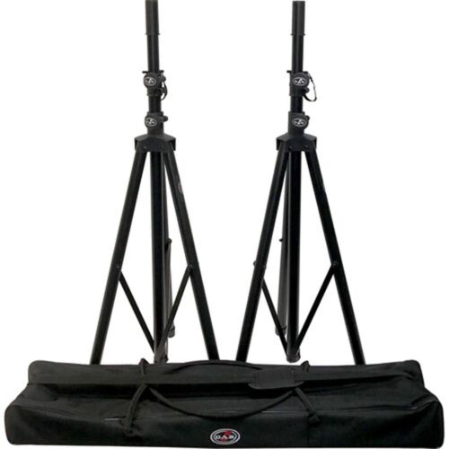 Open Box: DAS Audio DAS-TRPD-S2 Branded Steel and Aluminum Tripod Stand Pack with Zipper Bag by DAS Audio