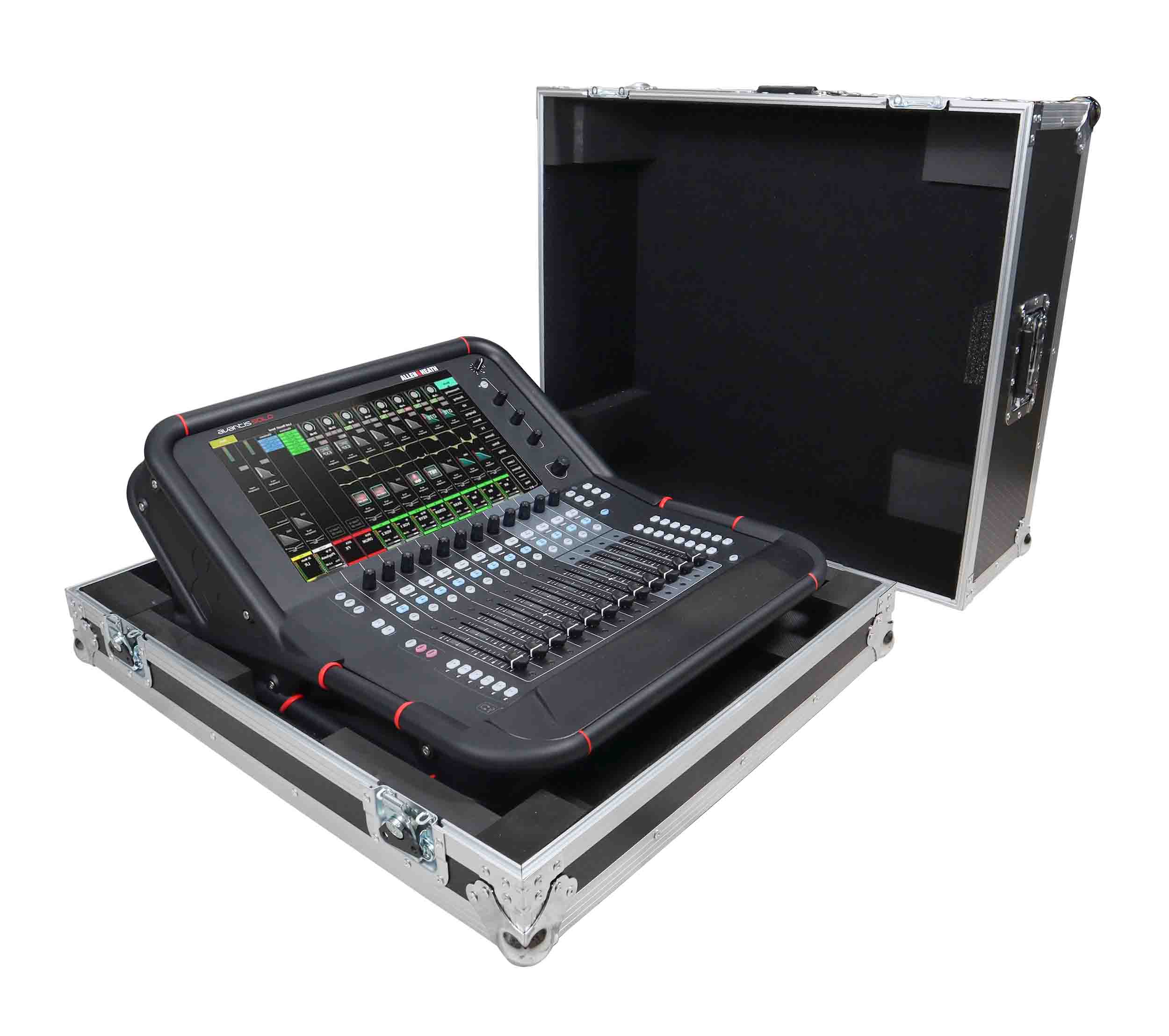 ProX XS-AHAVANTISSOLOW, Fits Allen & Heath AVANTIS SOLO Digital Mixer Console Flight Case with Low Profile Wheels by ProX Cases