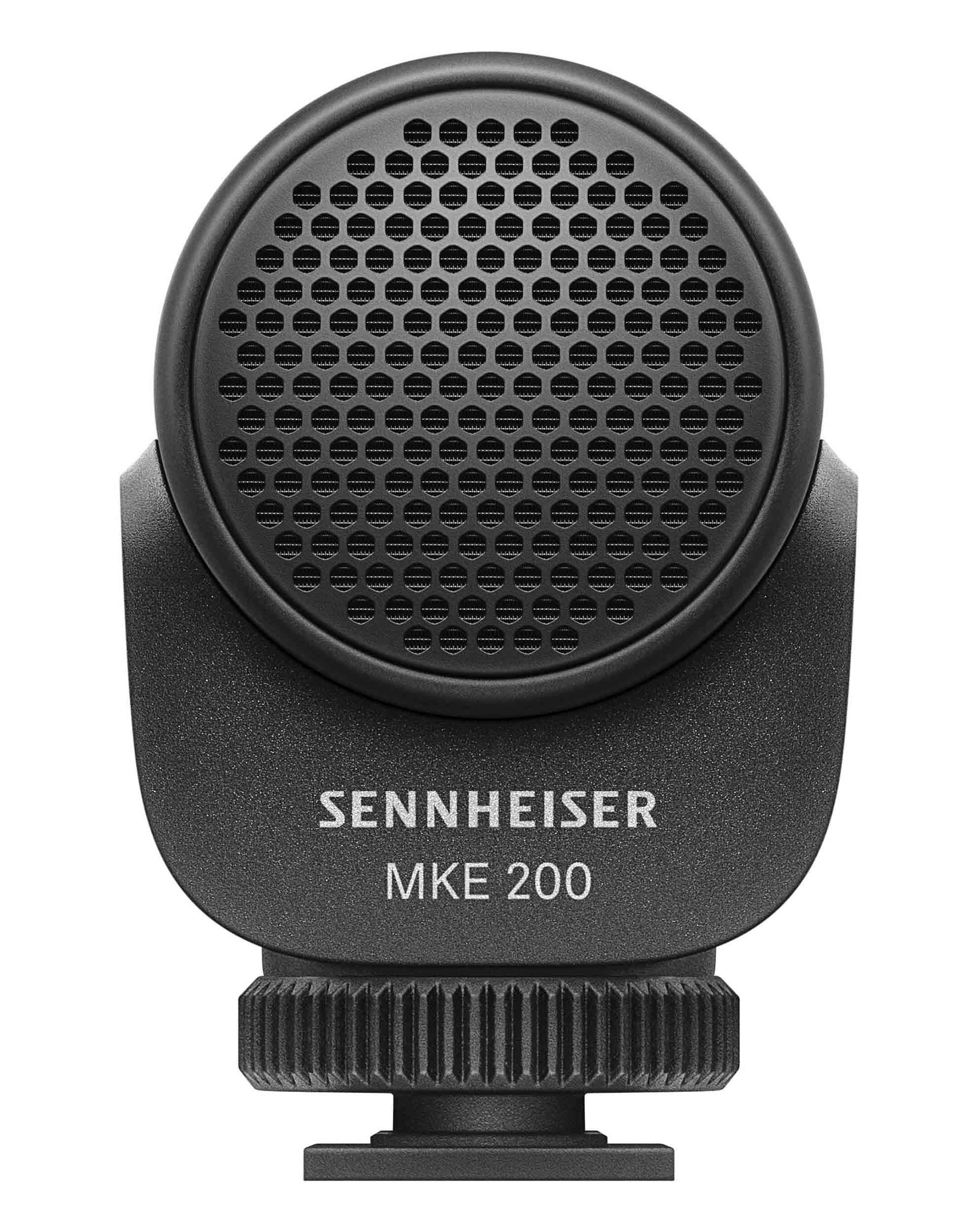 Sennheiser MKE 200, Ultracompact Camera Mount Directional Microphone by Sennheiser
