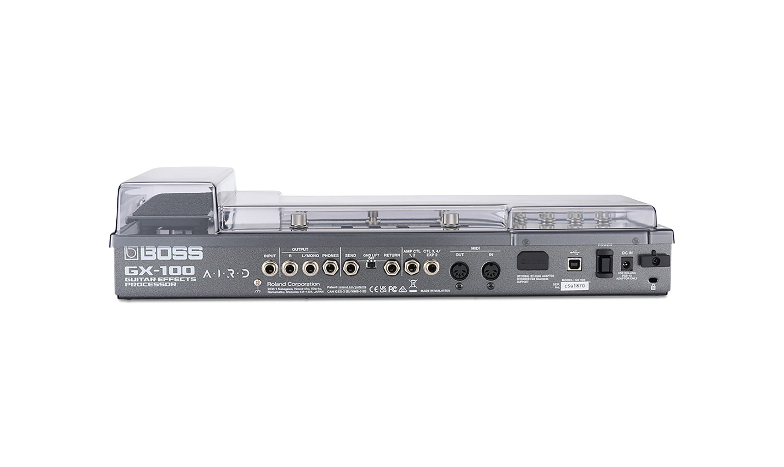 Decksaver DS-PC-GX100, Protection Cover for GX-100 Pedal Processor by Decksaver