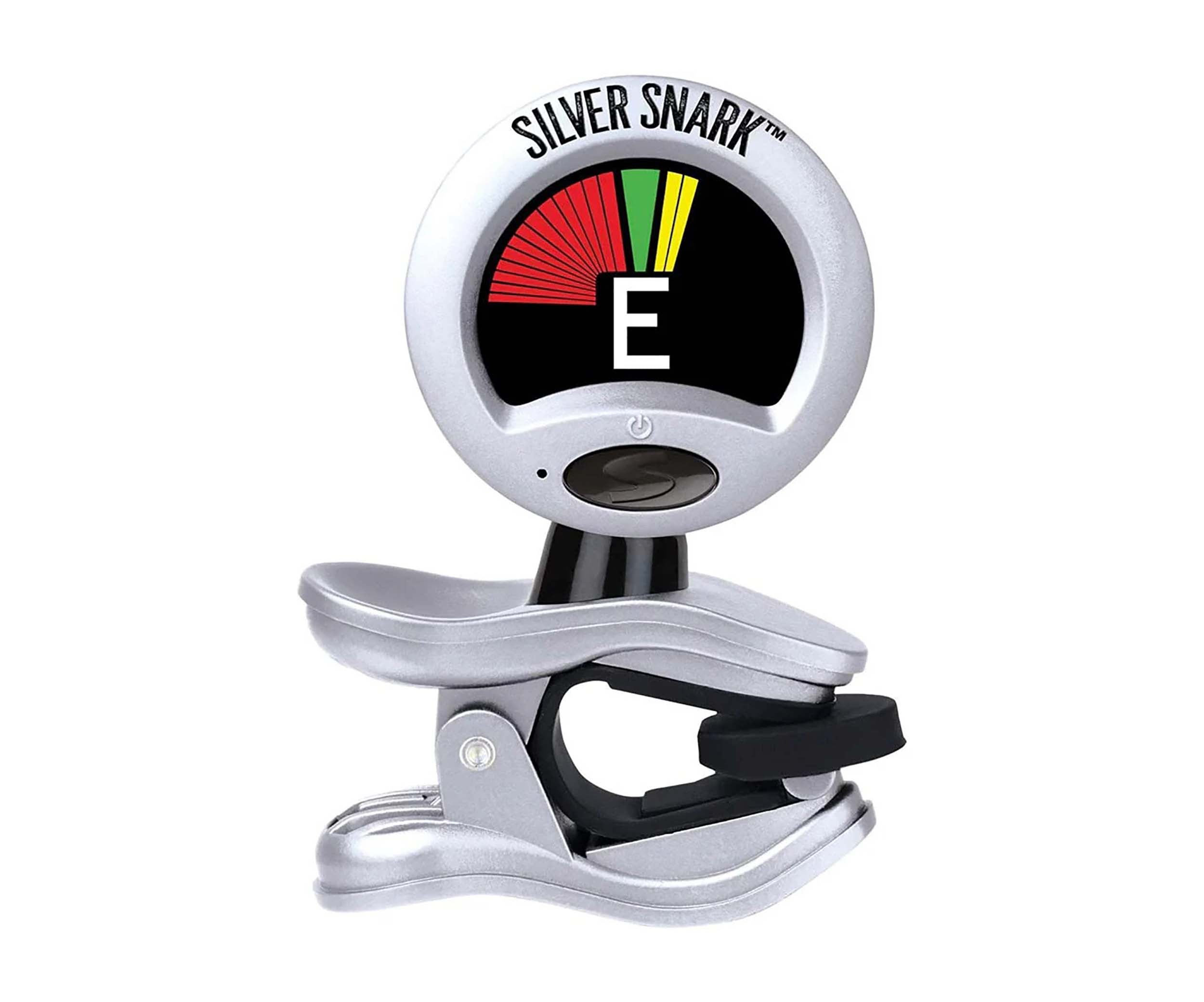 Snark SIL-1, Silver Snark Hyper-Fast Clip-On Chromatic Tuner by Snark