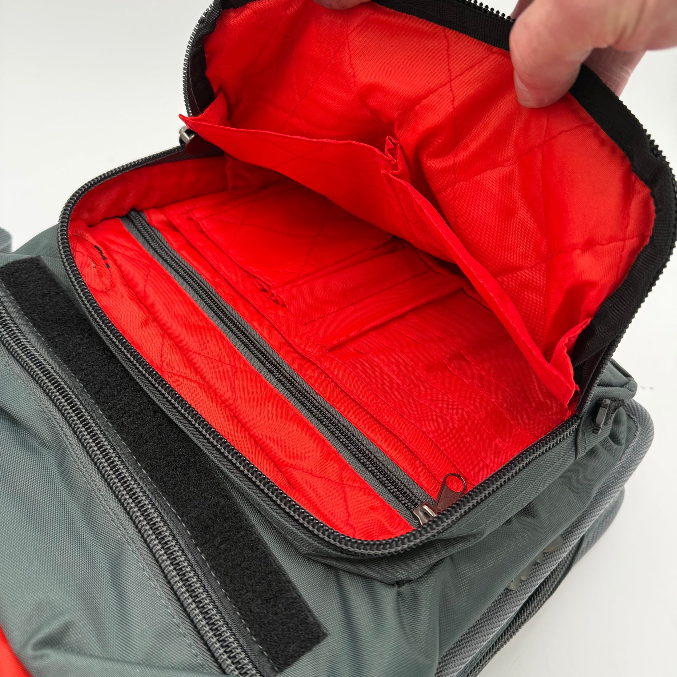 Bloxbox GREY DJ Satchel Accessories Carry Bag - fits small midi controllers, Gobos, cables, accessories by Hollywood DJ