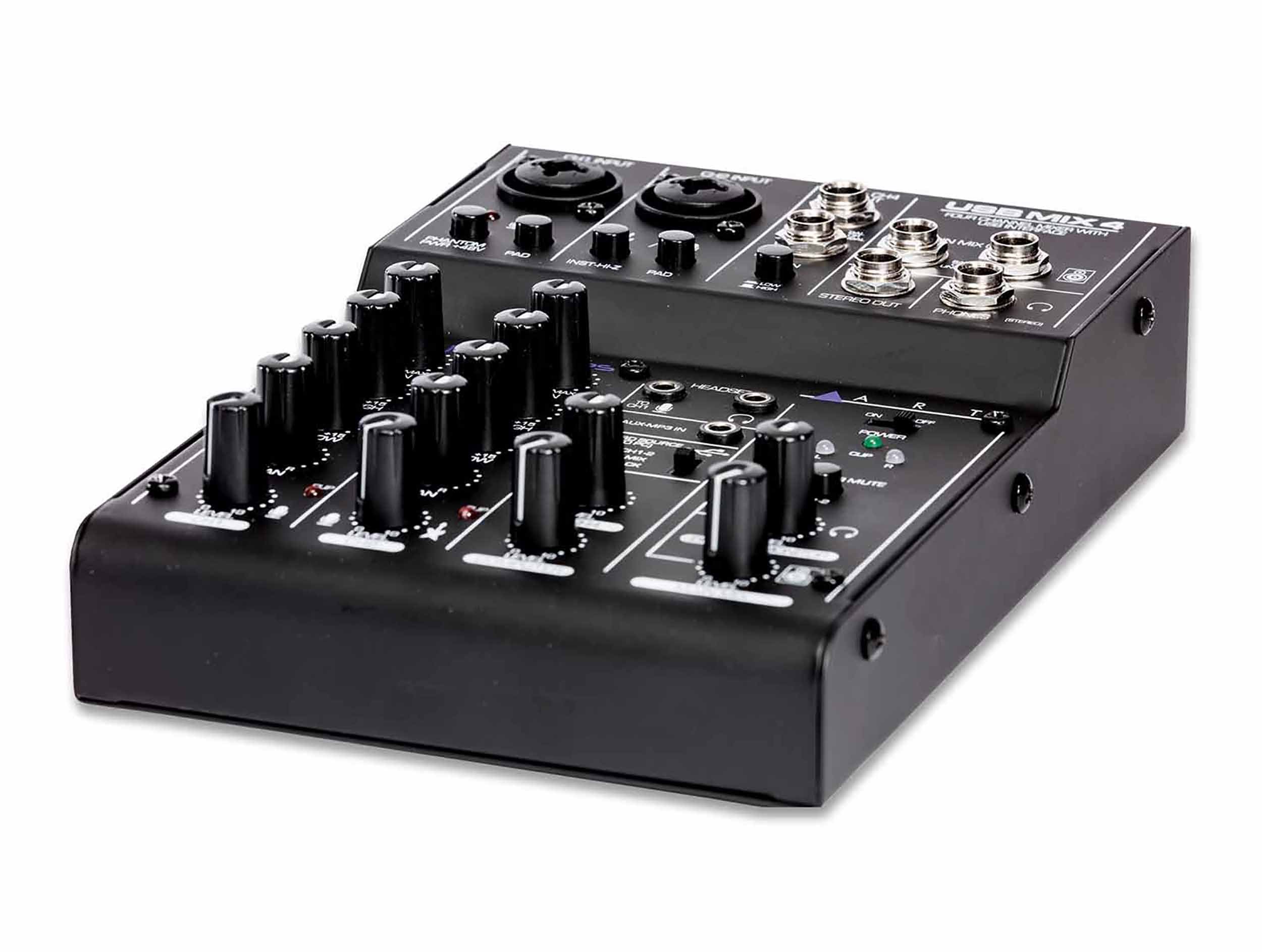 Art USBMix4, 4 Channel Mixer and USB Audio Interface by ART