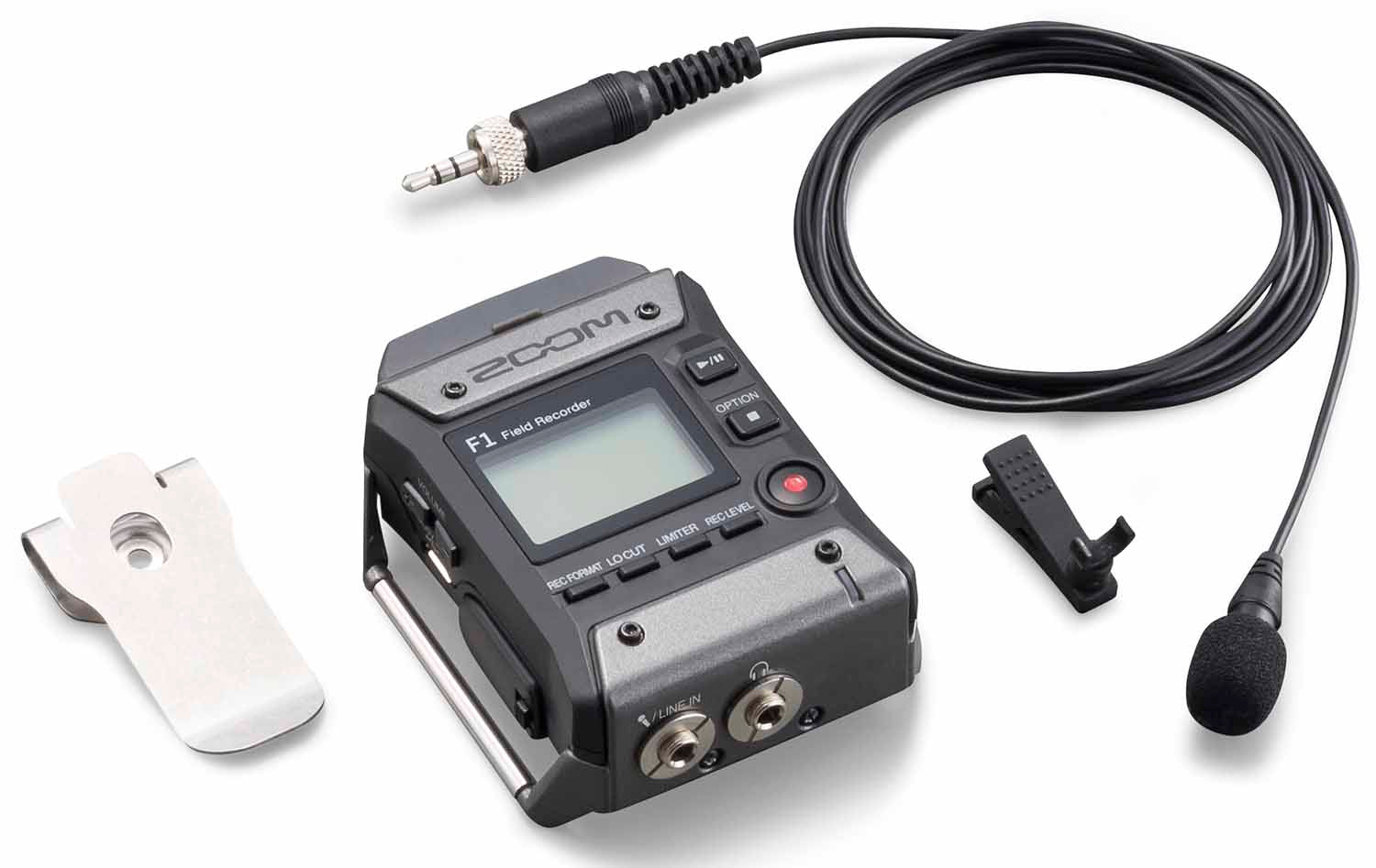 Open Box: ZOOM F1-LP F1 Field Recorder And Lavalier Mic Two Channel Audio Recorder by Zoom