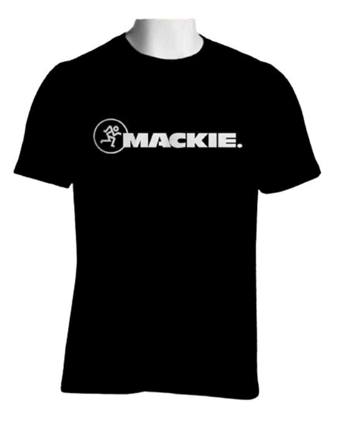 Mackie T-shirt - Large, Large Black T-shirt with White Mackie Logo by Mackie