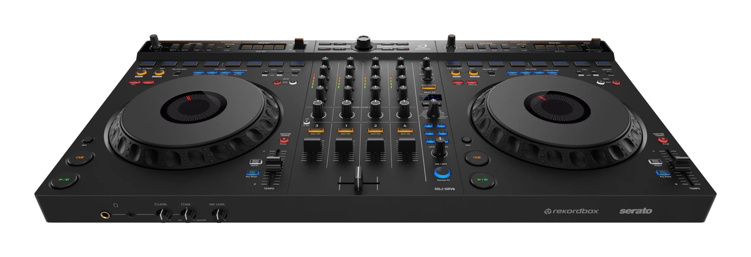AlphaTheta DDJ-GRV6 4-Channel Performance DJ Controller by Alpha Theta