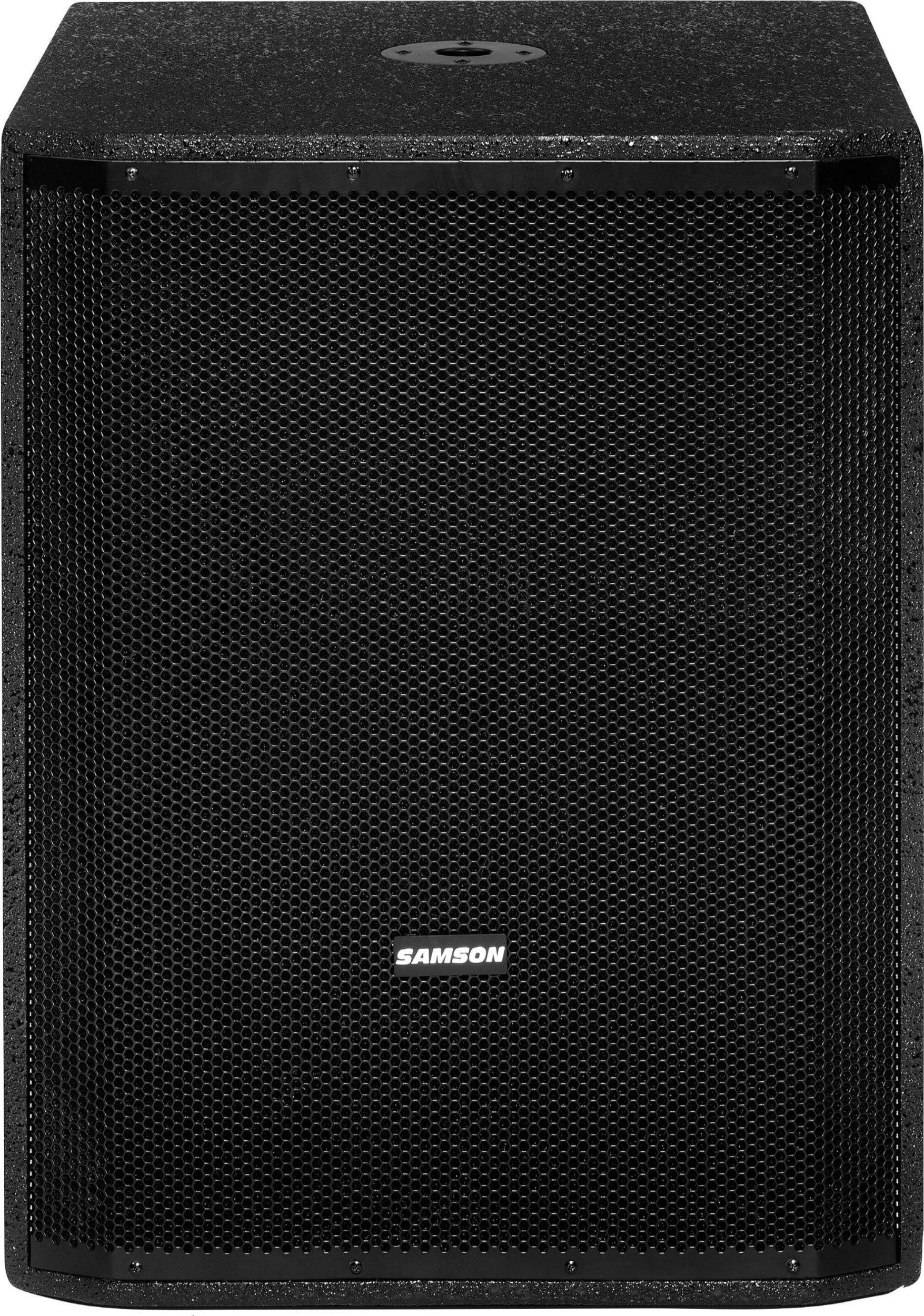 Samson RS1800A, 1000-Watt Active Subwoofer Speaker with 18-Inch Driver - Black by Samson
