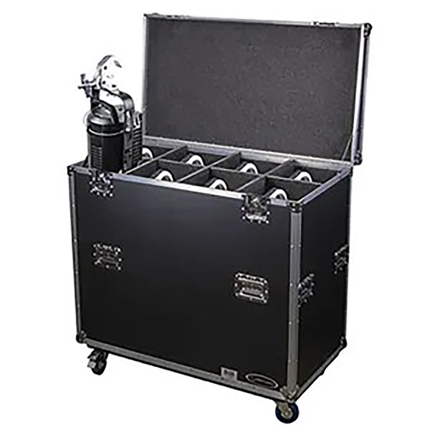 Odyssey FZLEKO8W DJ Flight Case for Leko Lite Lighting Fixture With Casters by Odyssey