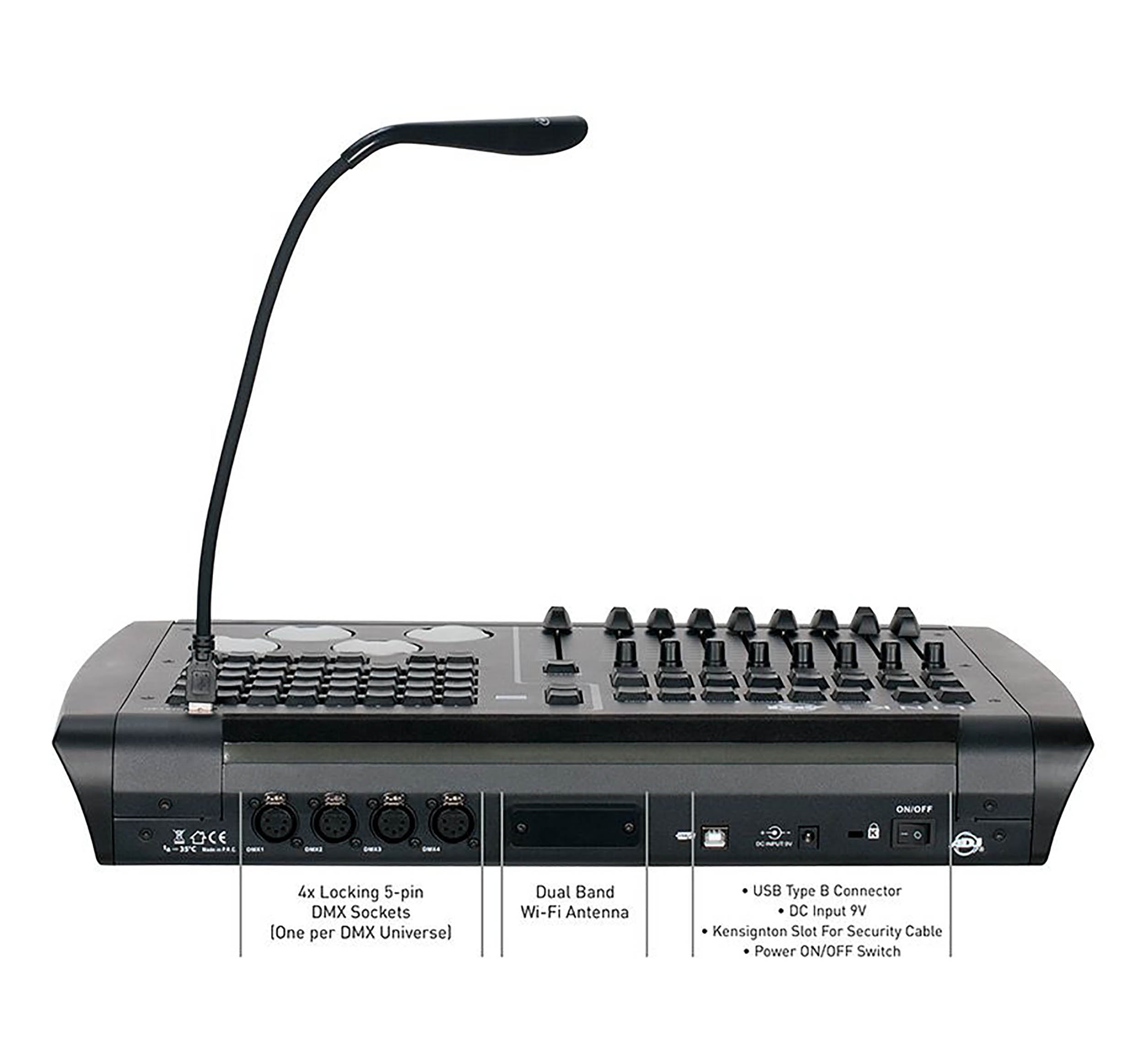 ADJ LINK, 4-Universe DMX Hardware Controller for iPad and ADJ's Airstream App by ADJ