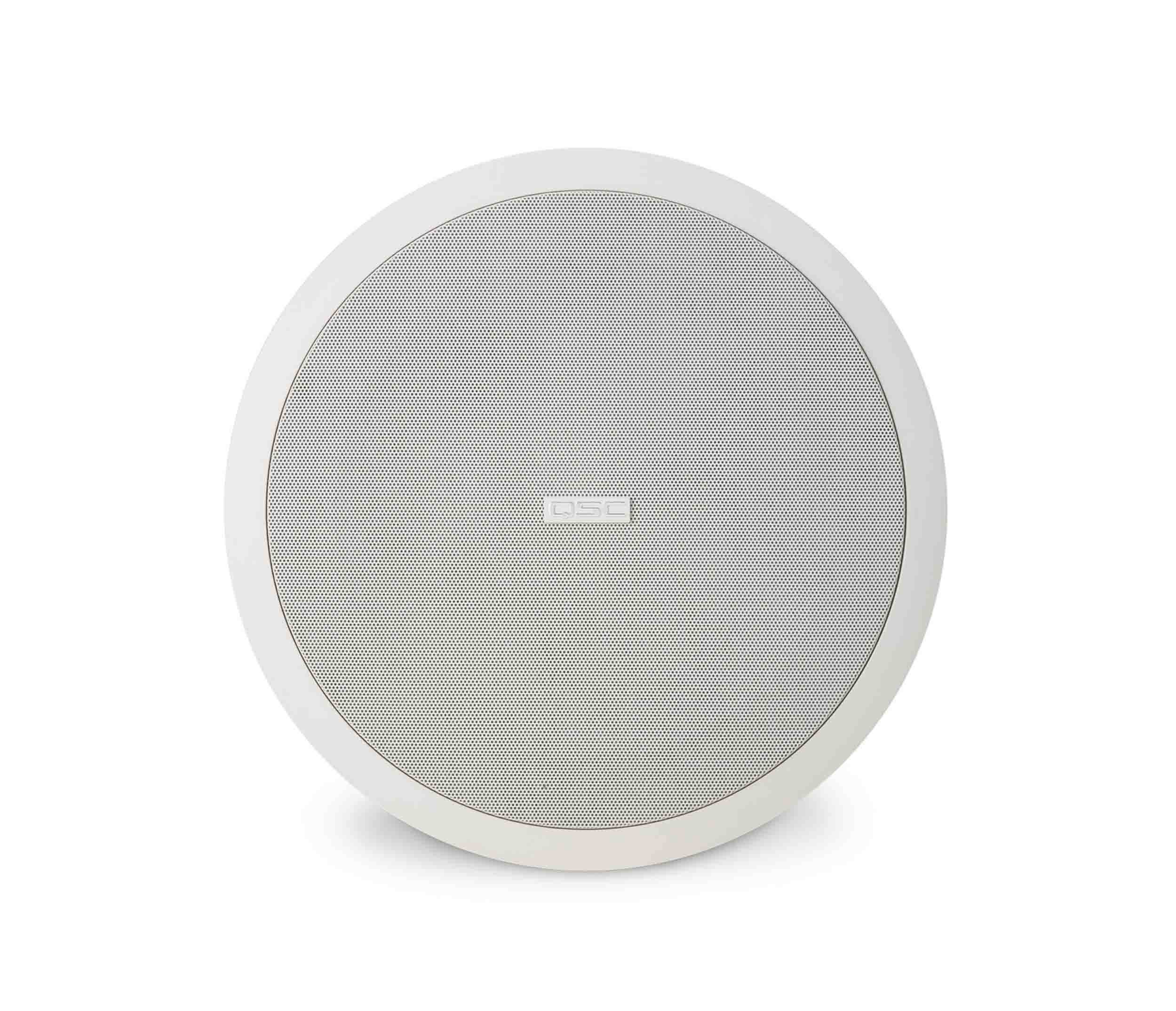 QSC AD-C81TW-WH Ceiling Mount Subwoofer System - White by QSC