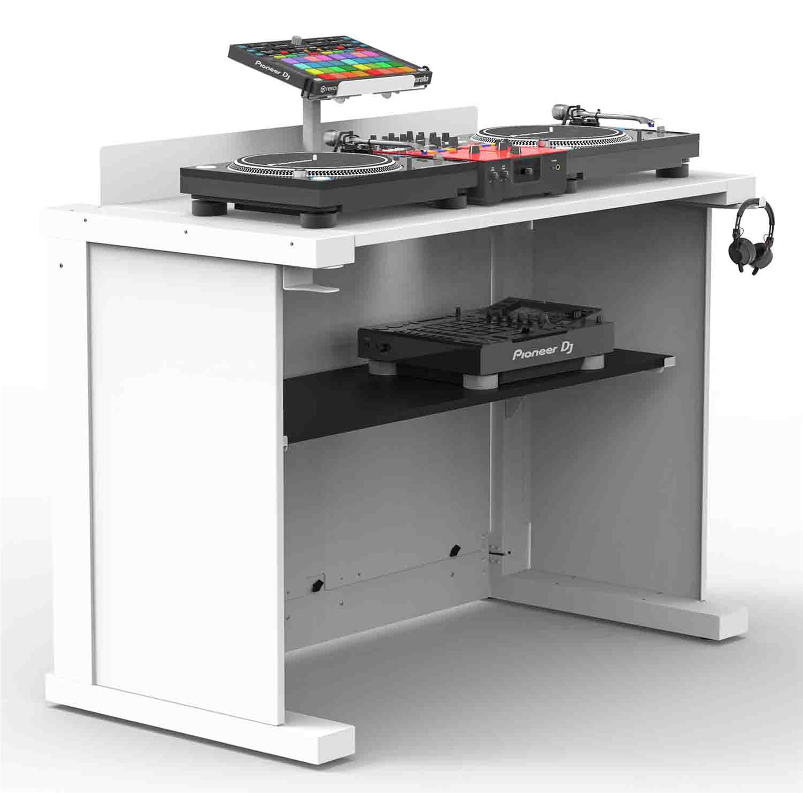 Humpter B3 Folding DJ Table in White by ProX Cases