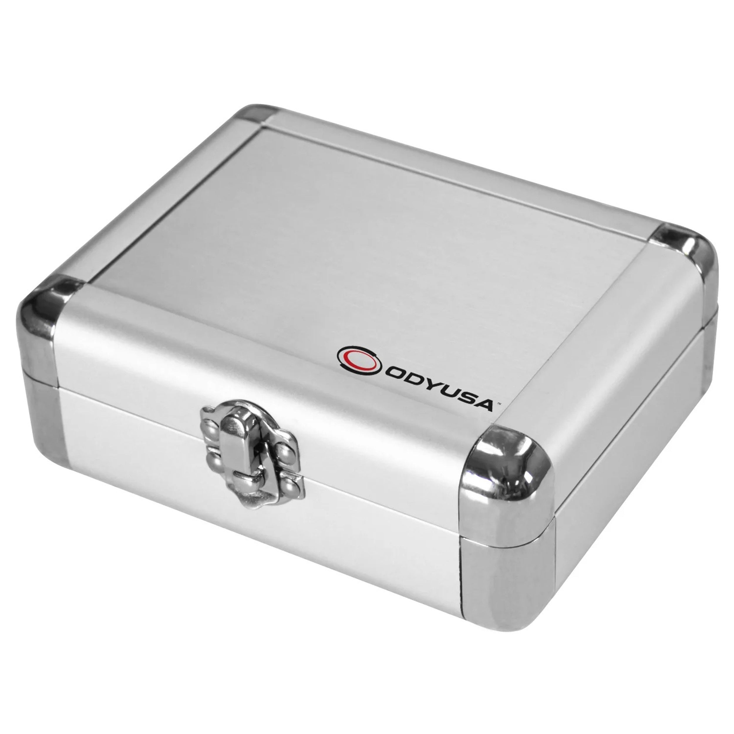 B-Stock Scratch & Dent: Odyssey KCC2PR2SL, KROM Series Silver PRO2 Case For Two Turntable Needle Cartridges by Odyssey