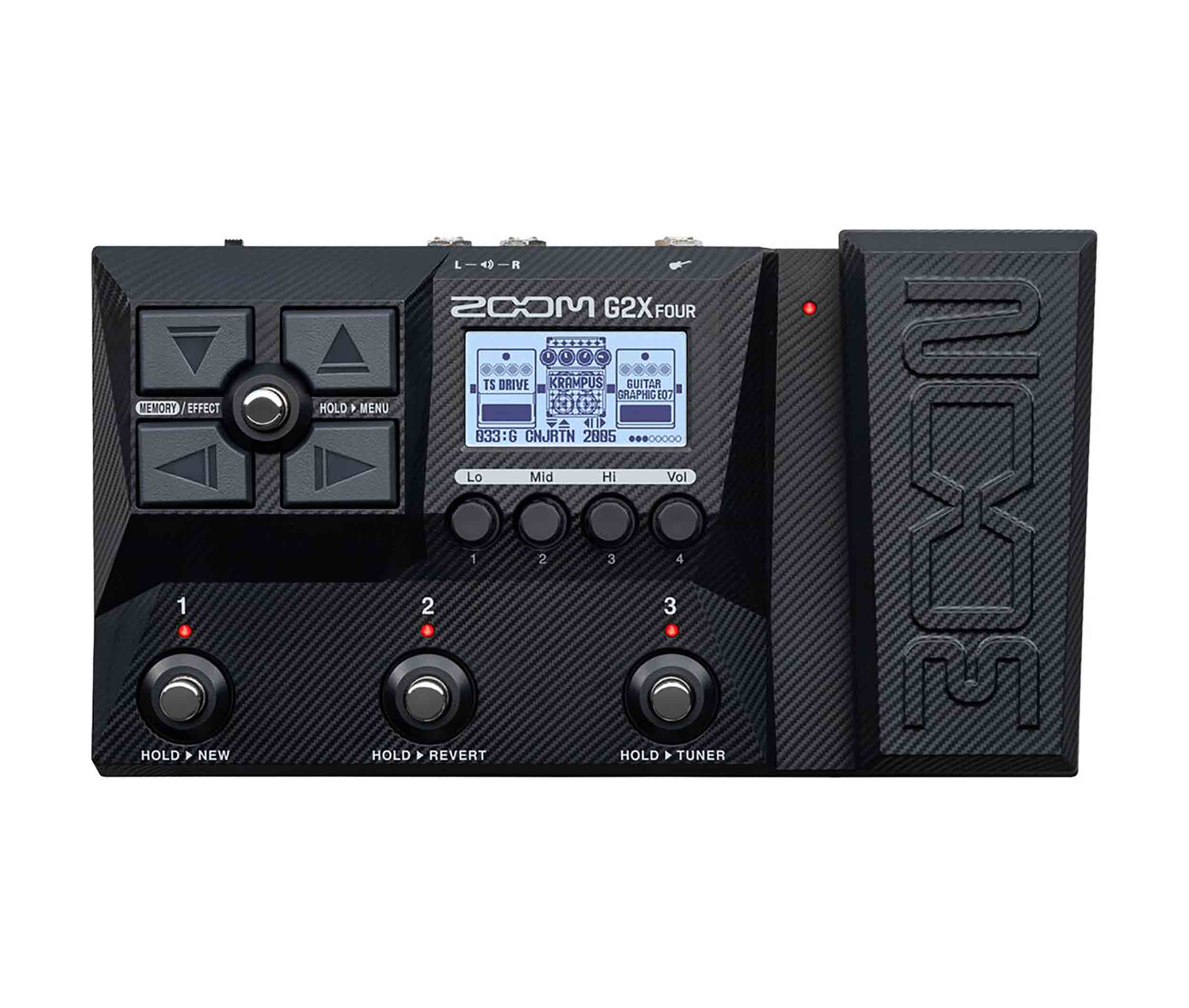 ZOOM G2X Four, Multi-Effect Guitar Pedal - Black by Zoom