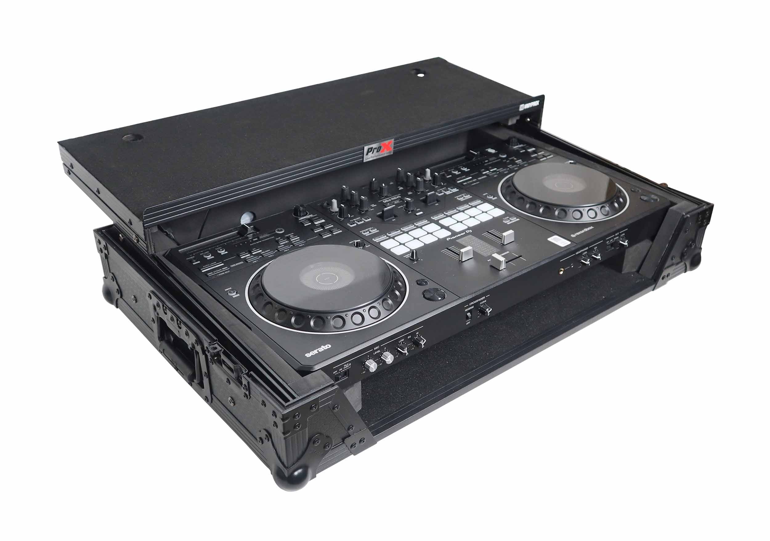 Pioneer DDJ REV5, 2 Channel DJ Controller Package with ProX Flight Case by Pioneer DJ