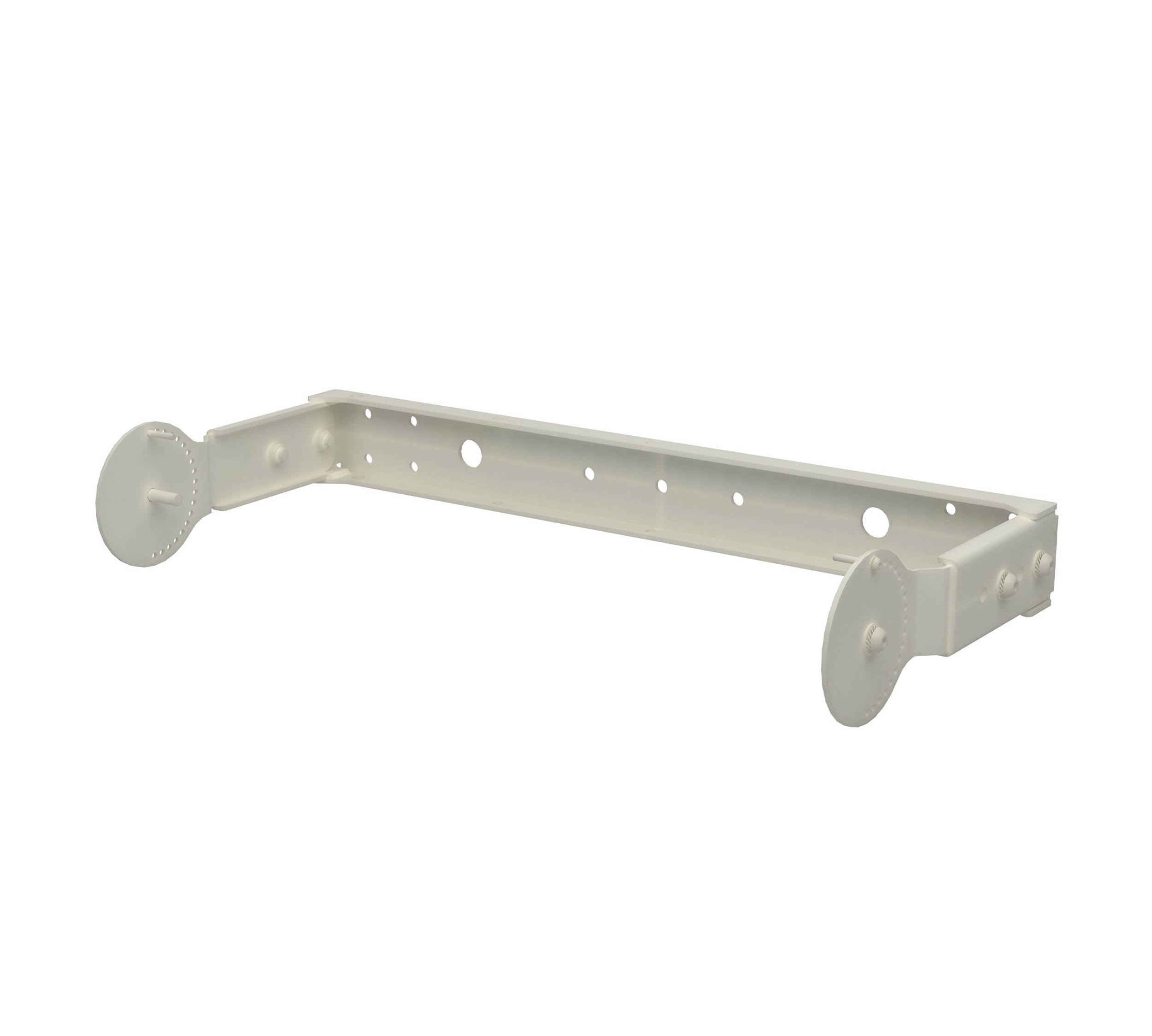 RCF H-BR 003 W, Pair of Brackets for Horizontal Wall Mounting of 12-Inch Compact C 32, M 12 and NX 912/932 Cabinets - White by RCF