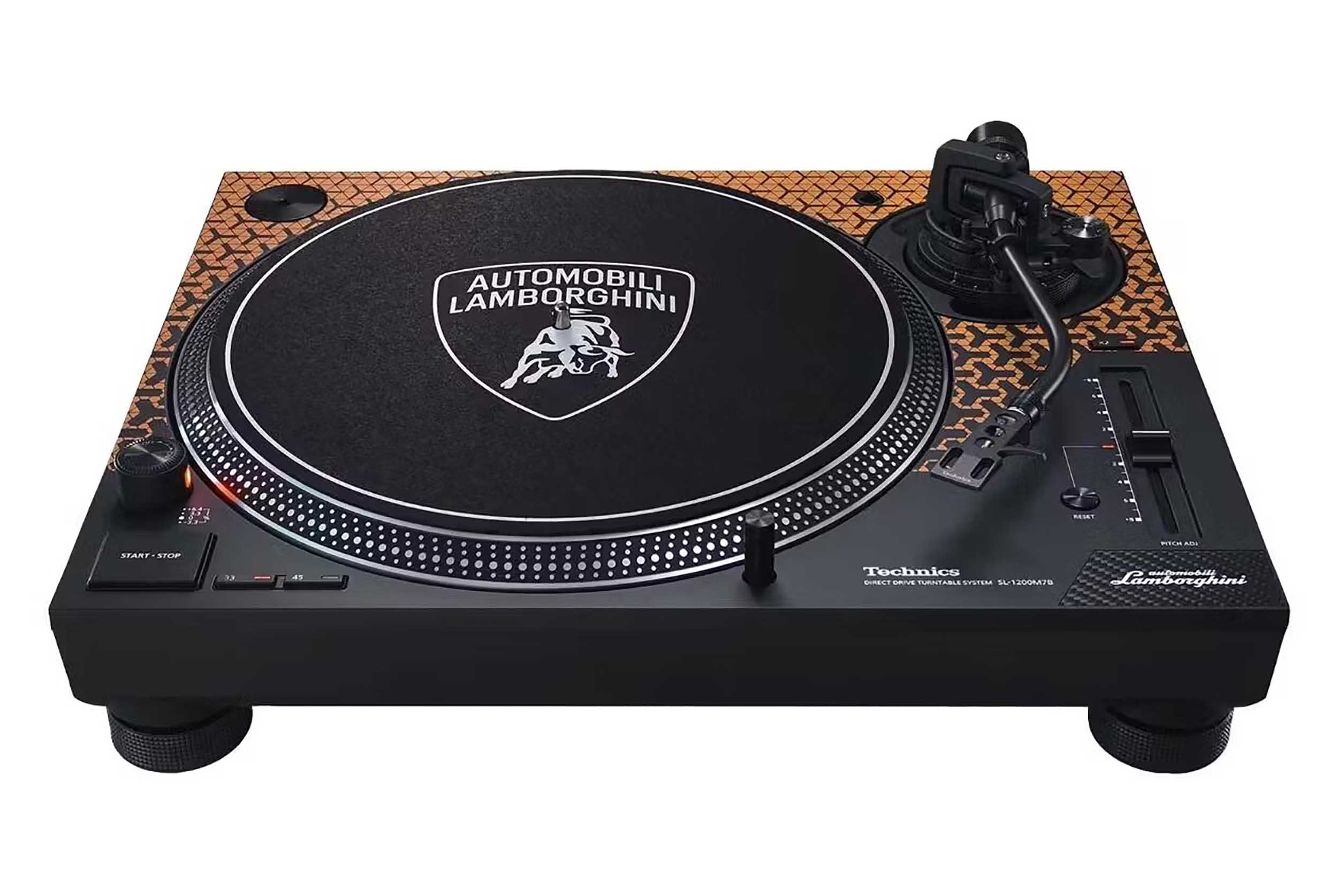 Open Box: Technics SL-1200M7BPD Special Edition Lamborghini Direct Drive Turntable System - Orange by Technics