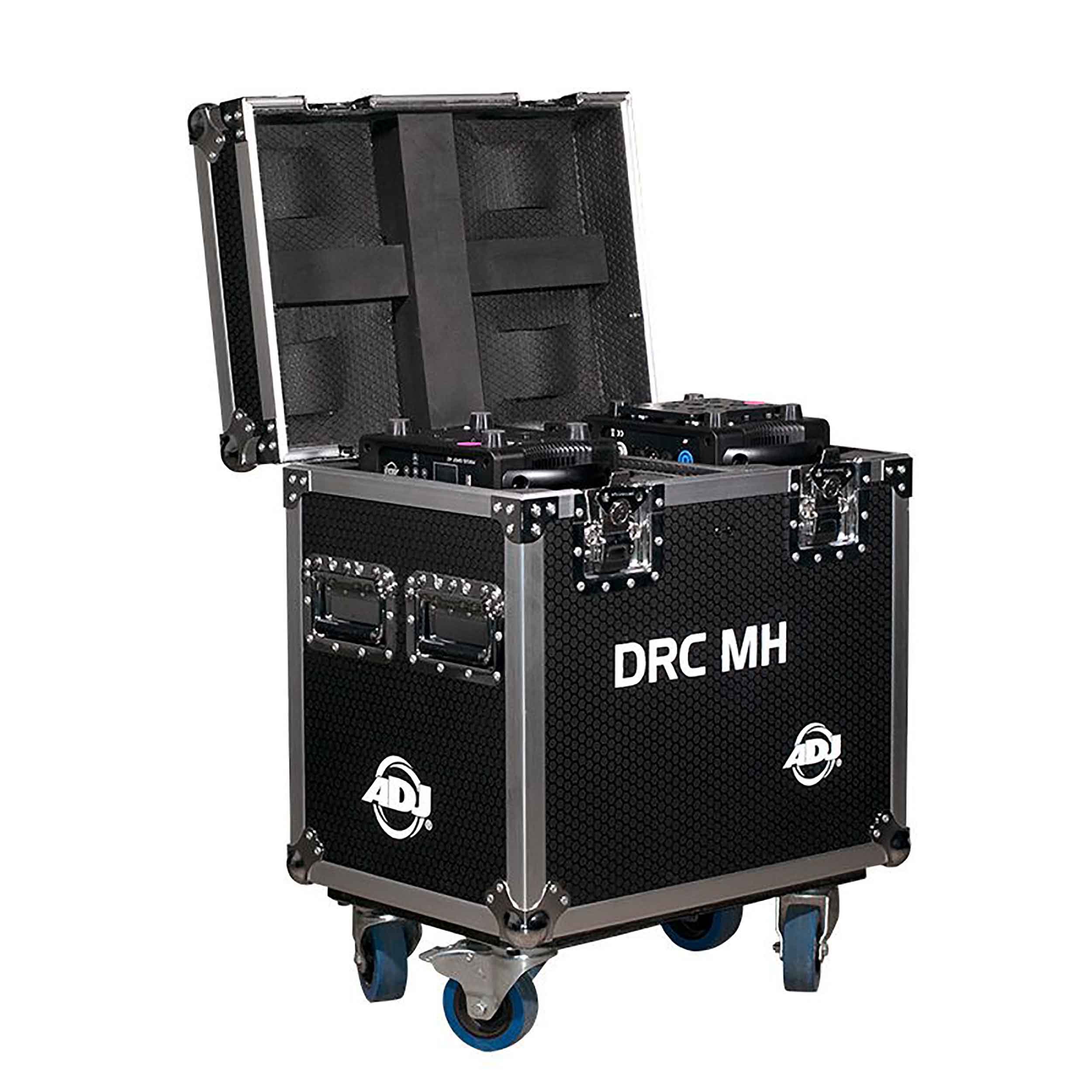 ADJ DRC MH, Dual Road Case for Focus Spot 3Z, 4Z, or Vizi Beam RXONE - Black by ADJ