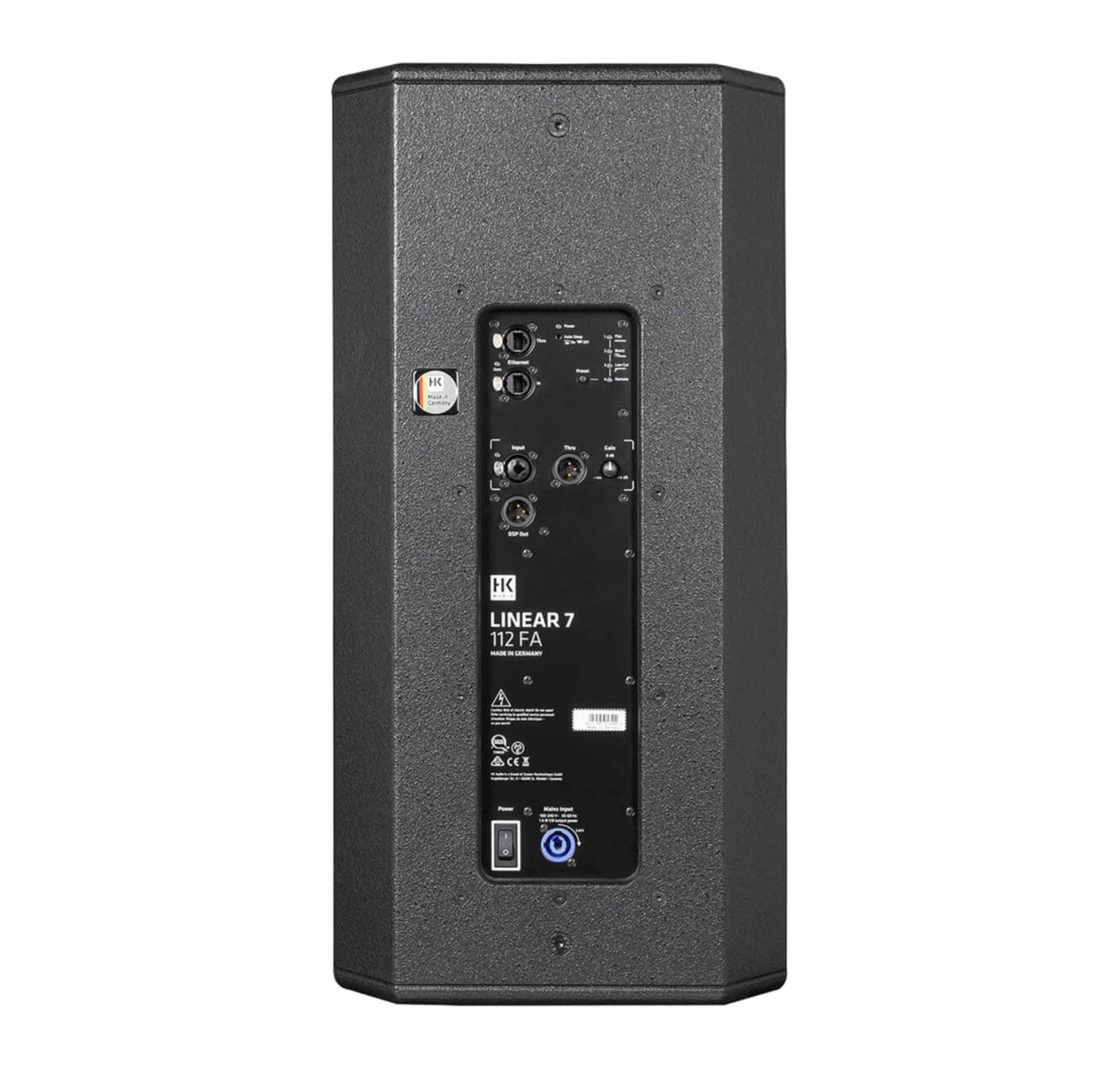 HK Audio L7-112FA, Two-Way 12" 2000W Powered Speaker with Milan/AVB Networking by HK Audio