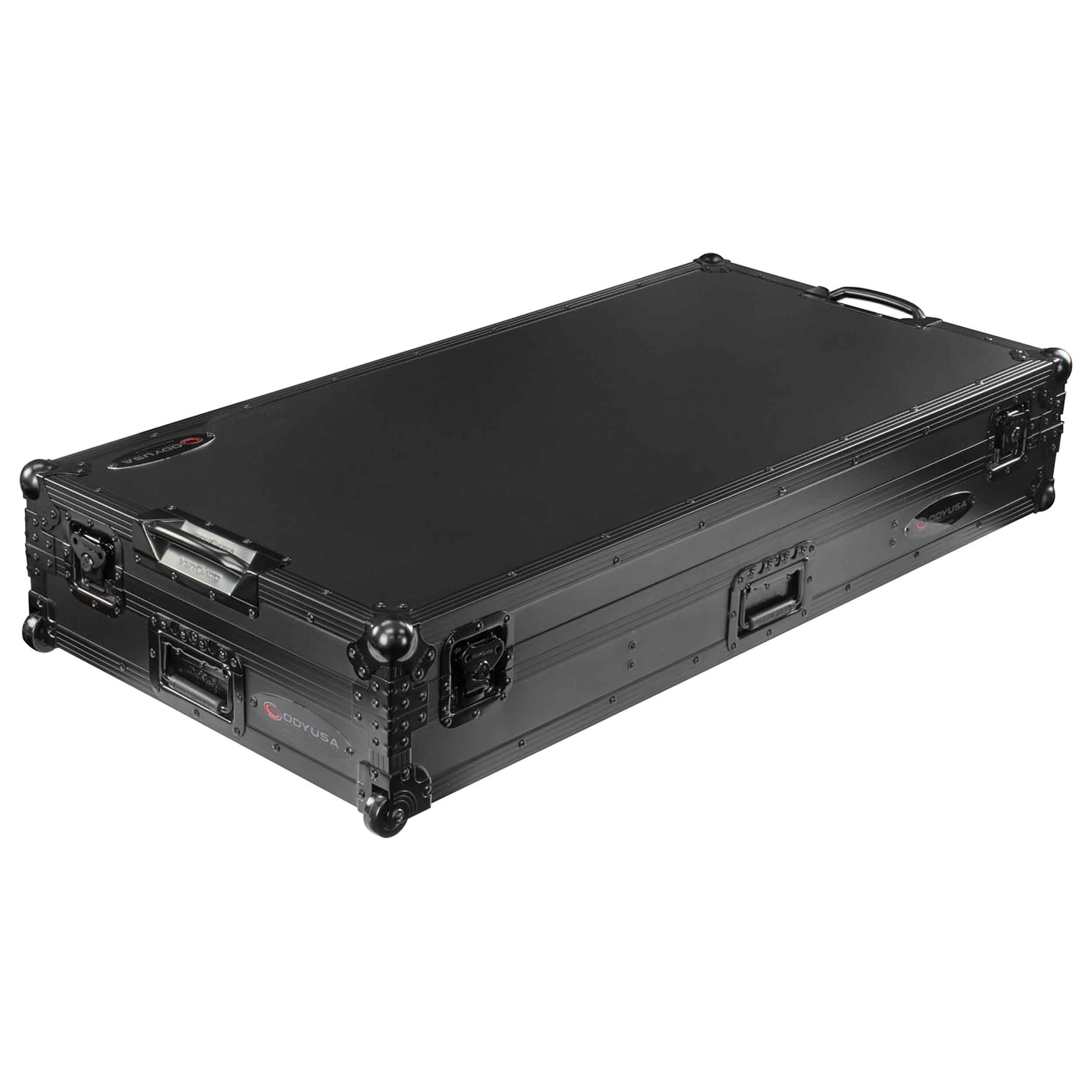 B-Stock: Odyssey FZDJMA9CDJWBL DJ Coffin Flight Case for DJM-A9 and CDJ-3000 or Similar Size Controllers with Wheels - Black Label by Odyssey