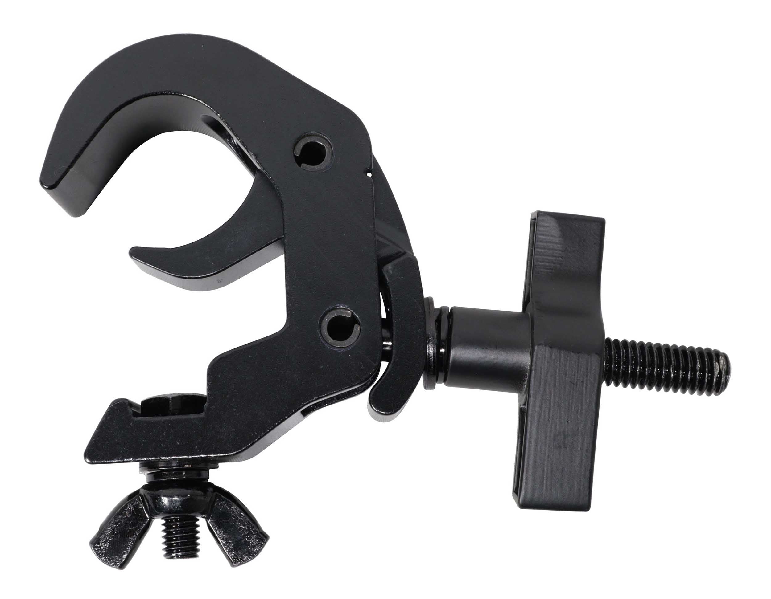 ProX T-C12H-BLKX4, Set of Four 2-Inch Truss Clamp - Easy Self Lock with Big Knob - Black by ProX Cases