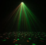 Eliminator Lighting Furious Three RGUV, Party Light with Moonflower, Wash, and Laser Effect by Eliminator Lighting