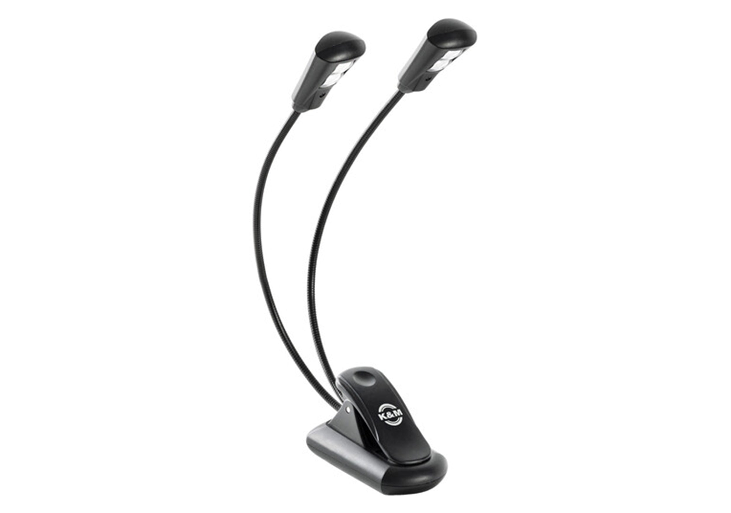 K&M 12259 Dual-Head Rechargeable Music Stand Light by K&M