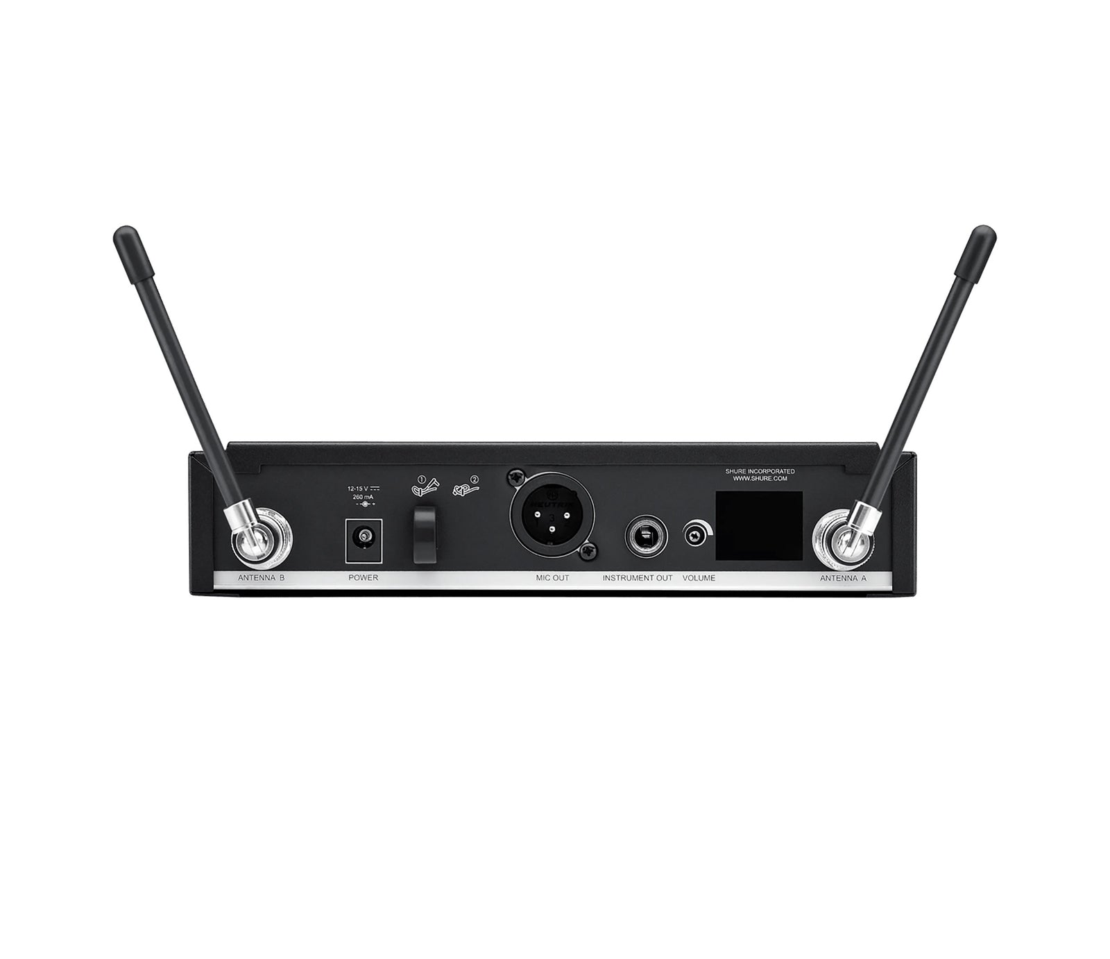 Shure BLX14R/B98 Wireless Rack Mount Instrument System with Beta 98H/C Clip on Gooseneck Microphone by Shure